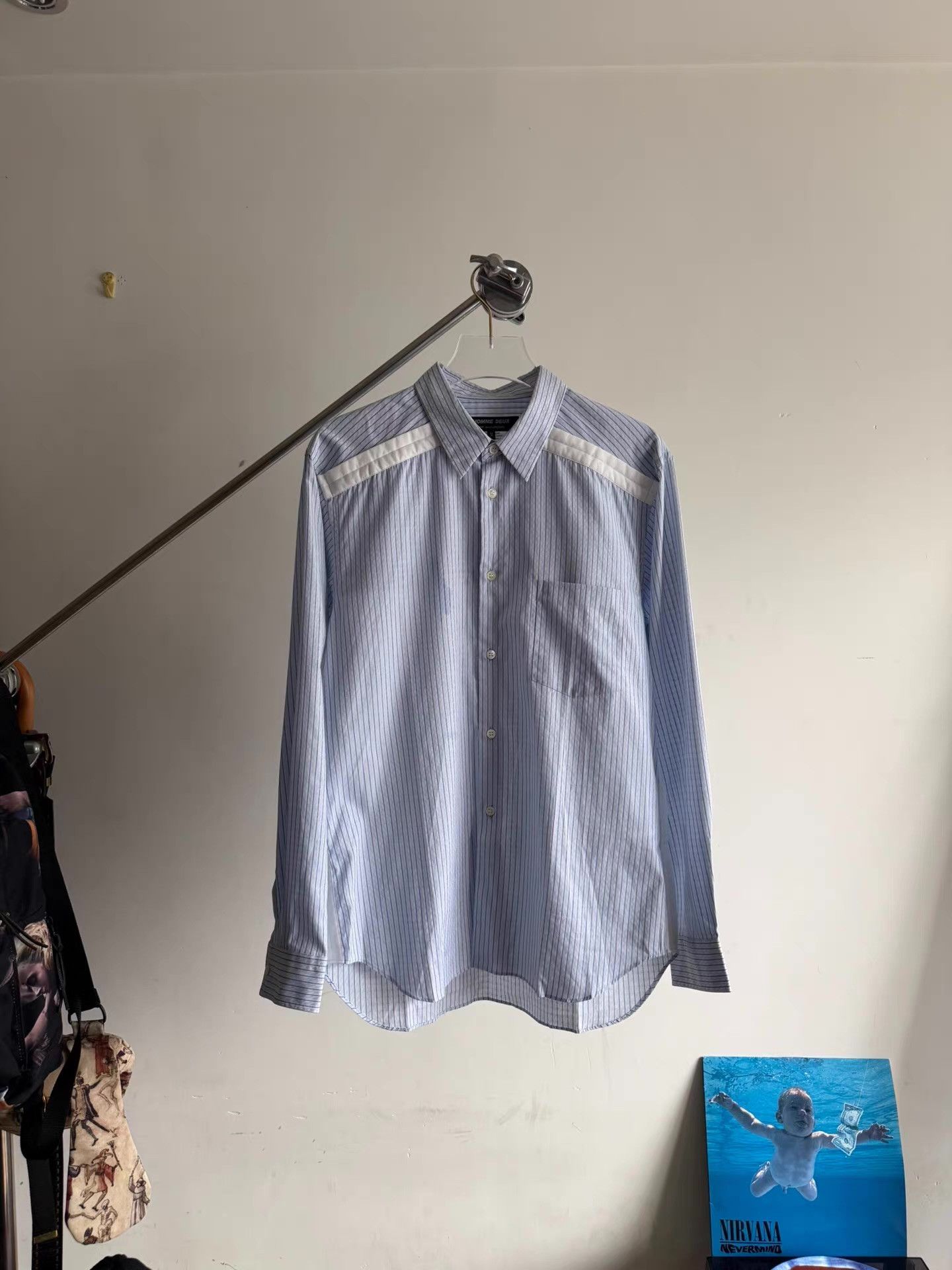 Comme des Garcons Comme des Garçons Homme Deux CDG striped shirt Q17 Size US M / EU 48-50 / 2 - 1 Thumbnail