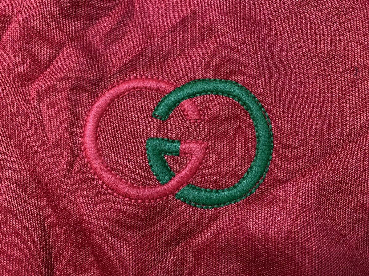 Designer × Gucci Gucci GG 100% cotton red embroidery kid's dress Size XXS / US 00 / IT 34 - 11 Thumbnail