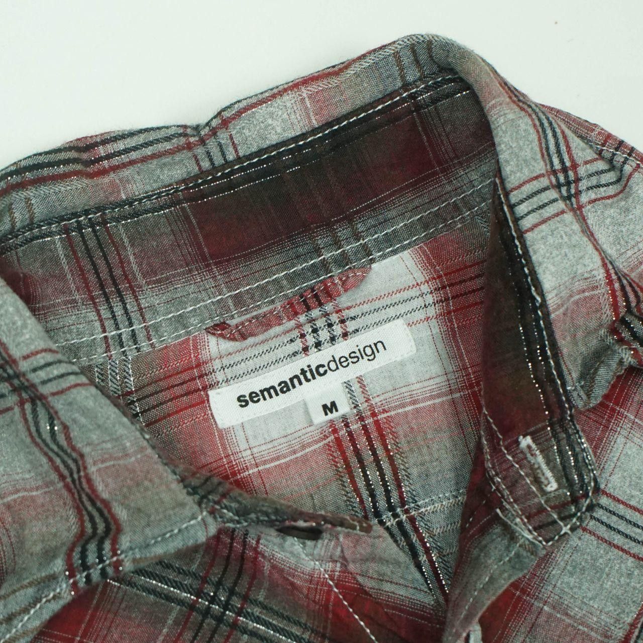 semanticdesign *NoTariff Semantic Design Plaid shirt Size M / US 6-8 / IT 42-44 - 6 Thumbnail