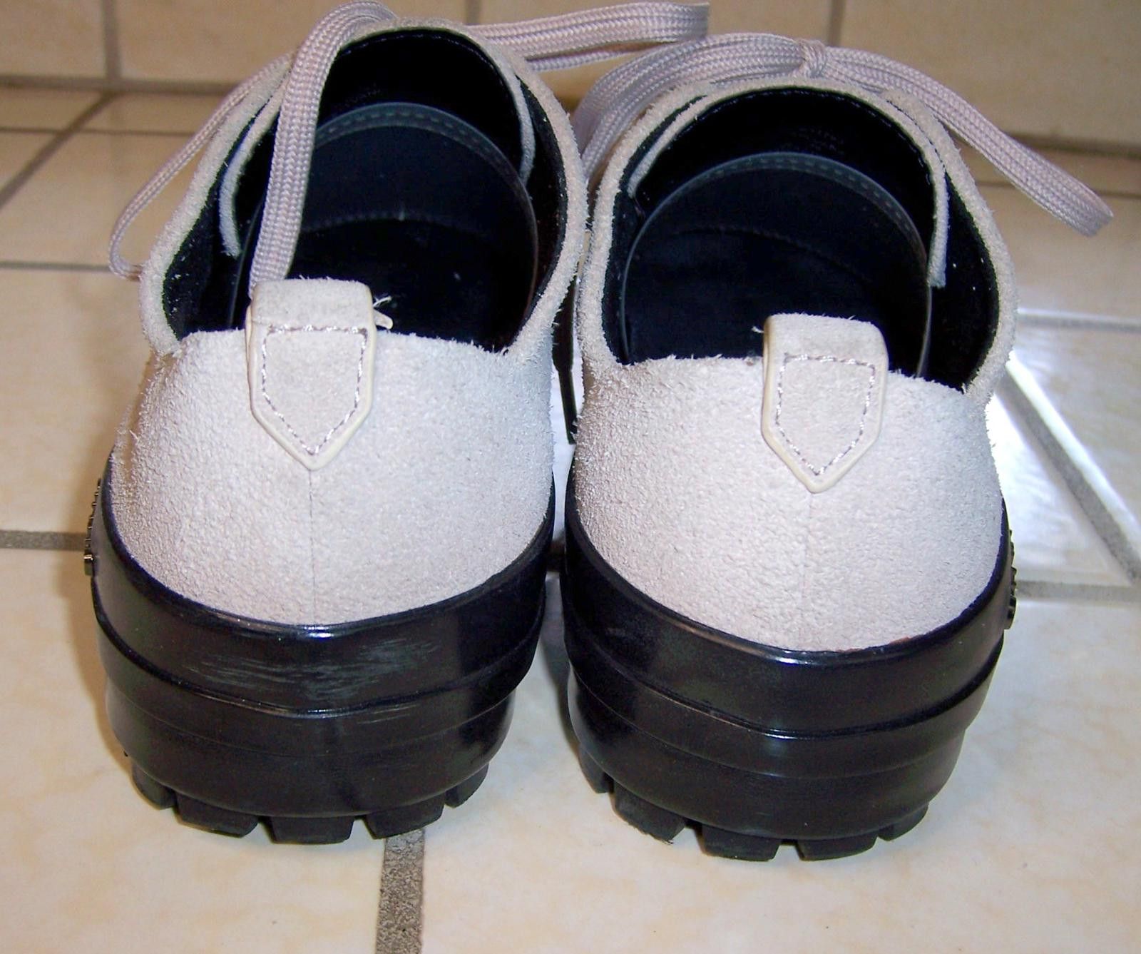 Calvin Klein Calvin Klein Sylvana Tan/Black Suede Platform Sneakers - W6 Size US 6 / IT 36 - 5 Thumbnail