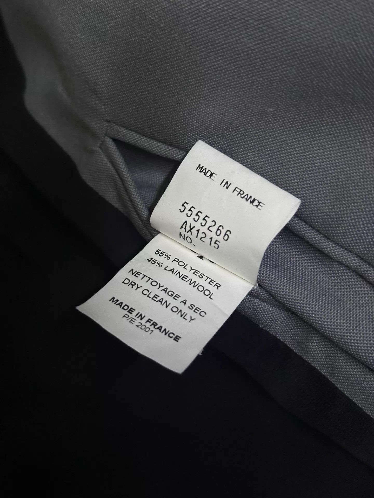 Lemaire LEMAIRE 2001SS Minimalist Neutral Wool Blazer Size US M / EU 48-50 / 2 - 5 Thumbnail
