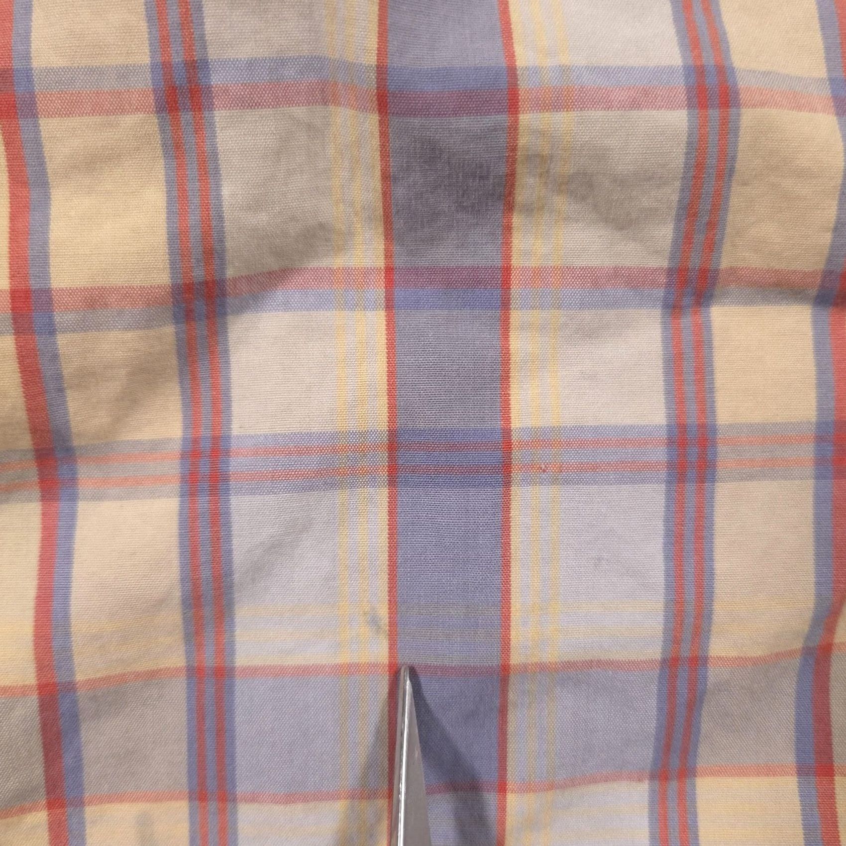 Pendleton Pendleton Shirt Mens Large Plaid Short Sleeve Button-Down Pocket Multicolor Pastel Check Subtle Wrinkles Size US L / EU 52-54 / 3 - 7 Thumbnail