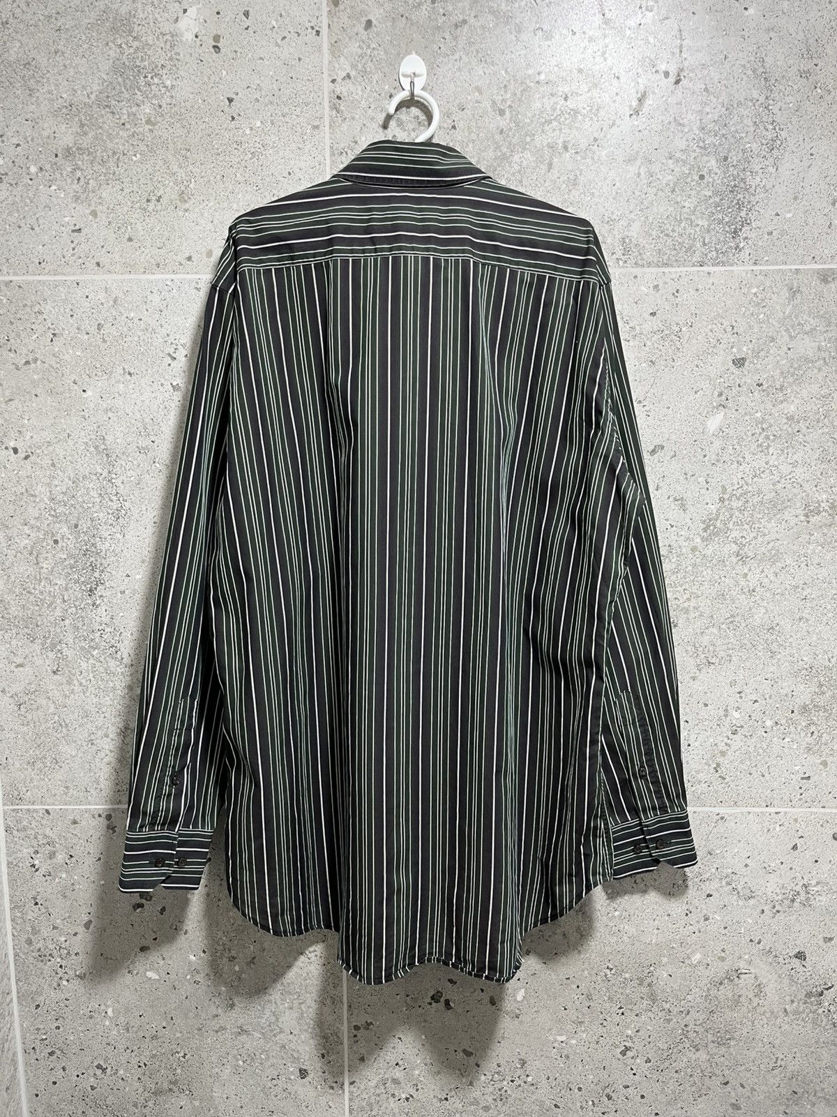 Etro × Vintage Etro Shirt Black Striped Men Size 43 Size US M / EU 48-50 / 2 - 8 Thumbnail