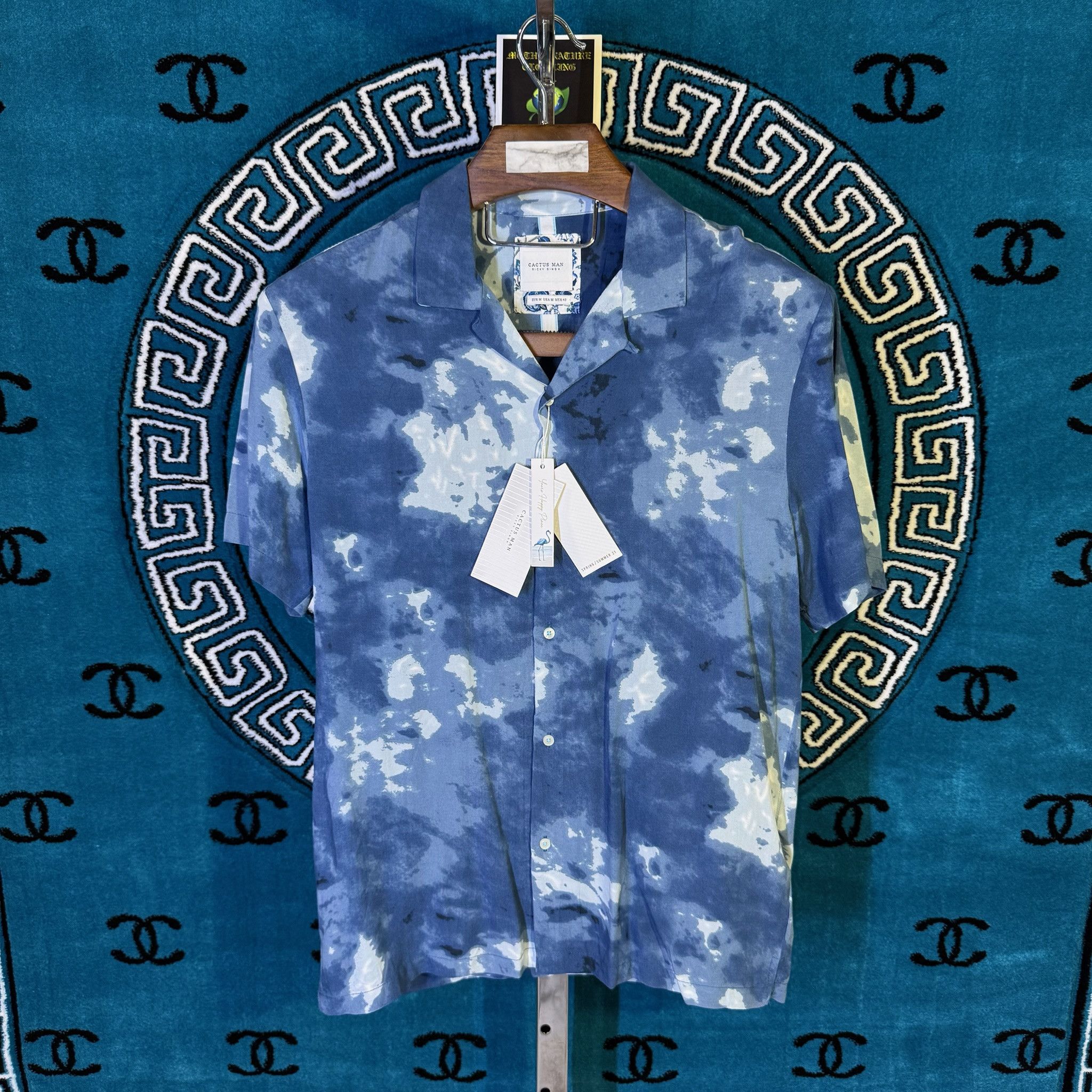 Other NEW THE POWDER PASTEL BLUE WATERCOLORS SHIRT Size US M / EU 48-50 / 2 - 1 Preview