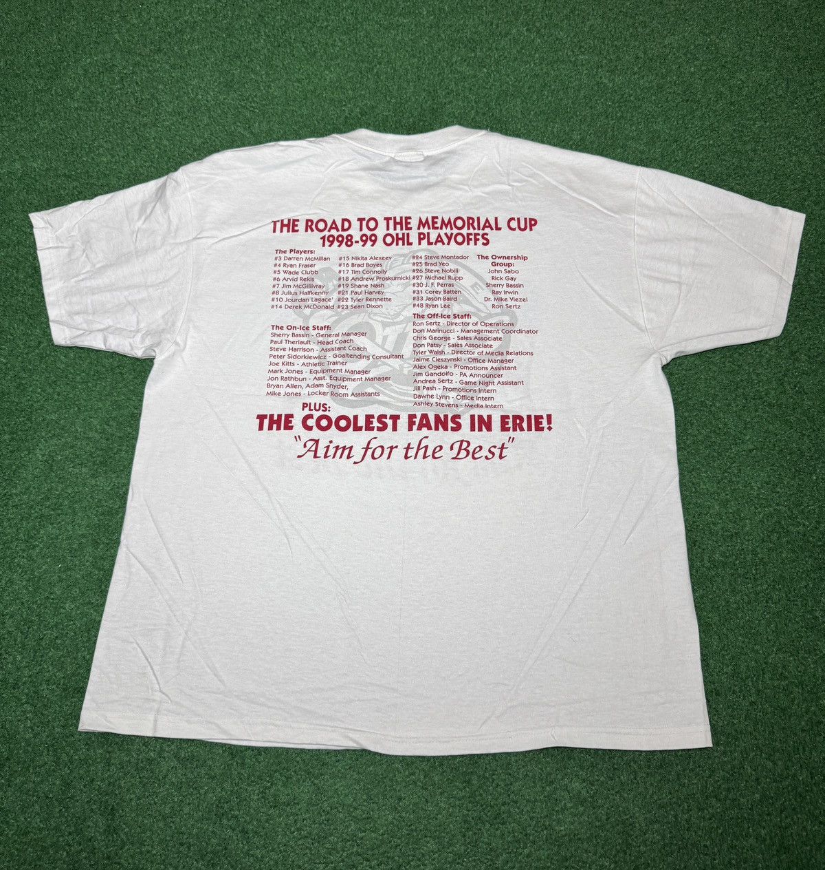 Vintage Vintage Erie Otters 90s OHL Playoffs 1999 XL Hockey T Shirt Size US XL / EU 56 / 4 - 3 Thumbnail