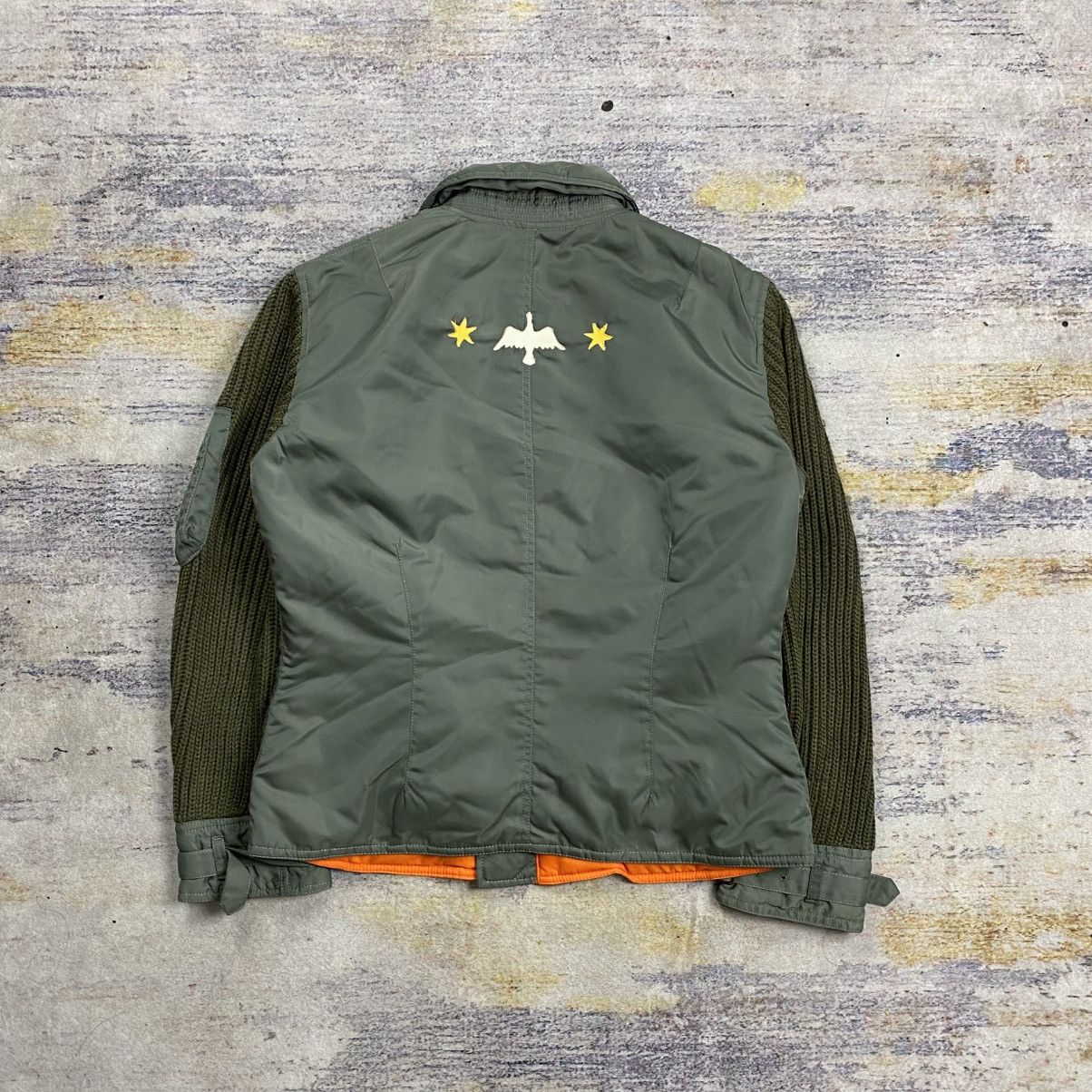 KEITAMARUYAMA Keita Maruyama hybrid bomber jacket Size US M / EU 48-50 / 2 - 2 Thumbnail