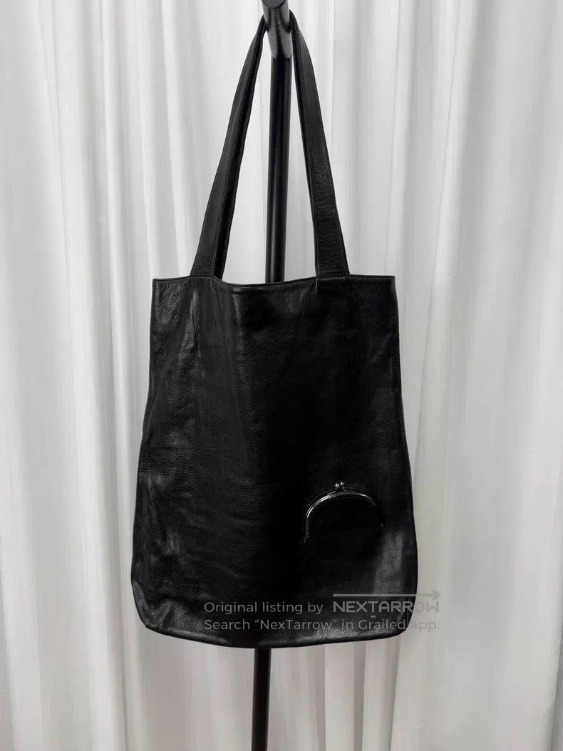 Yohji Yamamoto Yohji Yamamoto Large cowhide gold mouth bag Size ONE SIZE - 3 Thumbnail