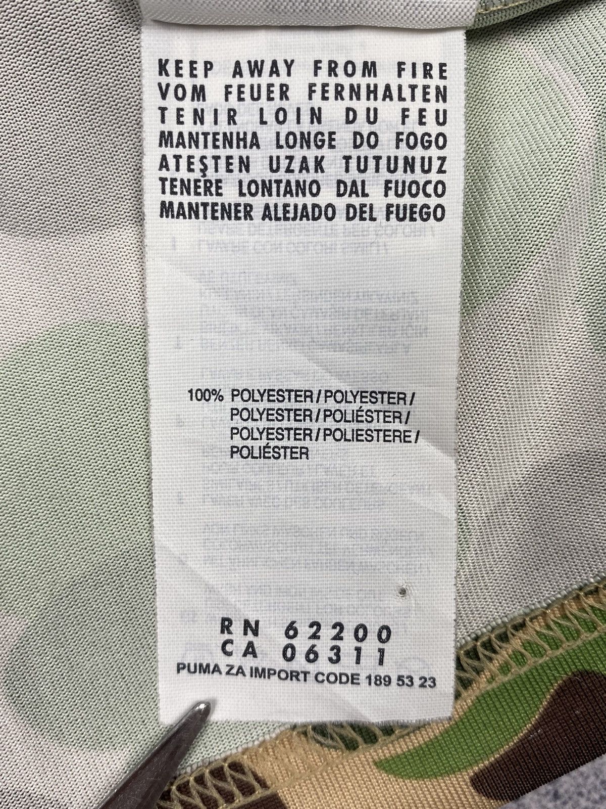Bape × Puma A Bathing Ape Bape x Puma ABC Camo Jersey T Shirt Size US M / EU 48-50 / 2 - 14 Thumbnail