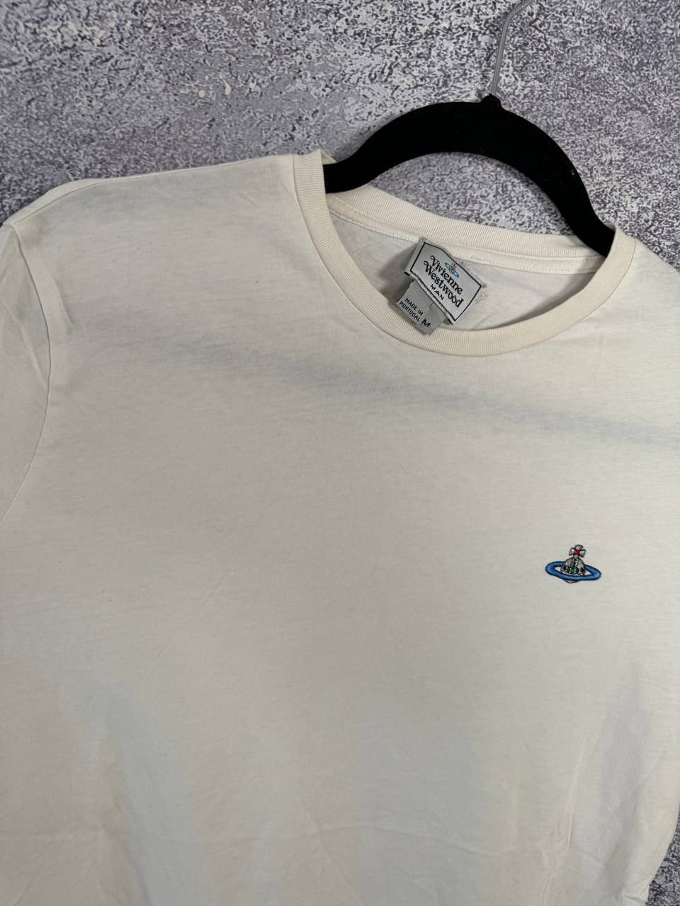 Vivienne Westwood Vivienne Westwood Orbital Embroidered White T-Shirt Medium Size US M / EU 48-50 / 2 - 8 Thumbnail