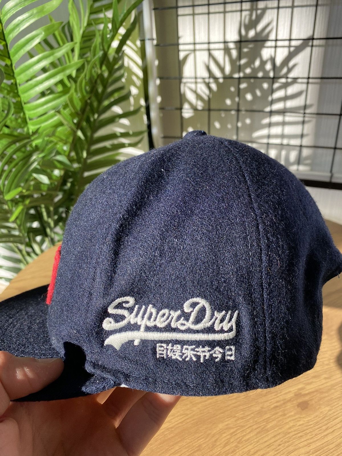 Superdry × Vintage SuperDry Japan Wool Hat “JPN” OS Unisex Men’s Navy Blue Size ONE SIZE - 11 Thumbnail