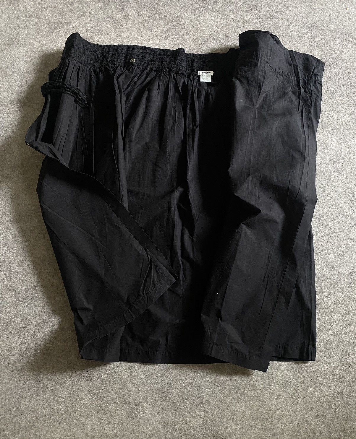 Issey Miyake 90s Plantation Black Bondage Skirts Size 28" / US 6 / IT 42 - 4 Thumbnail