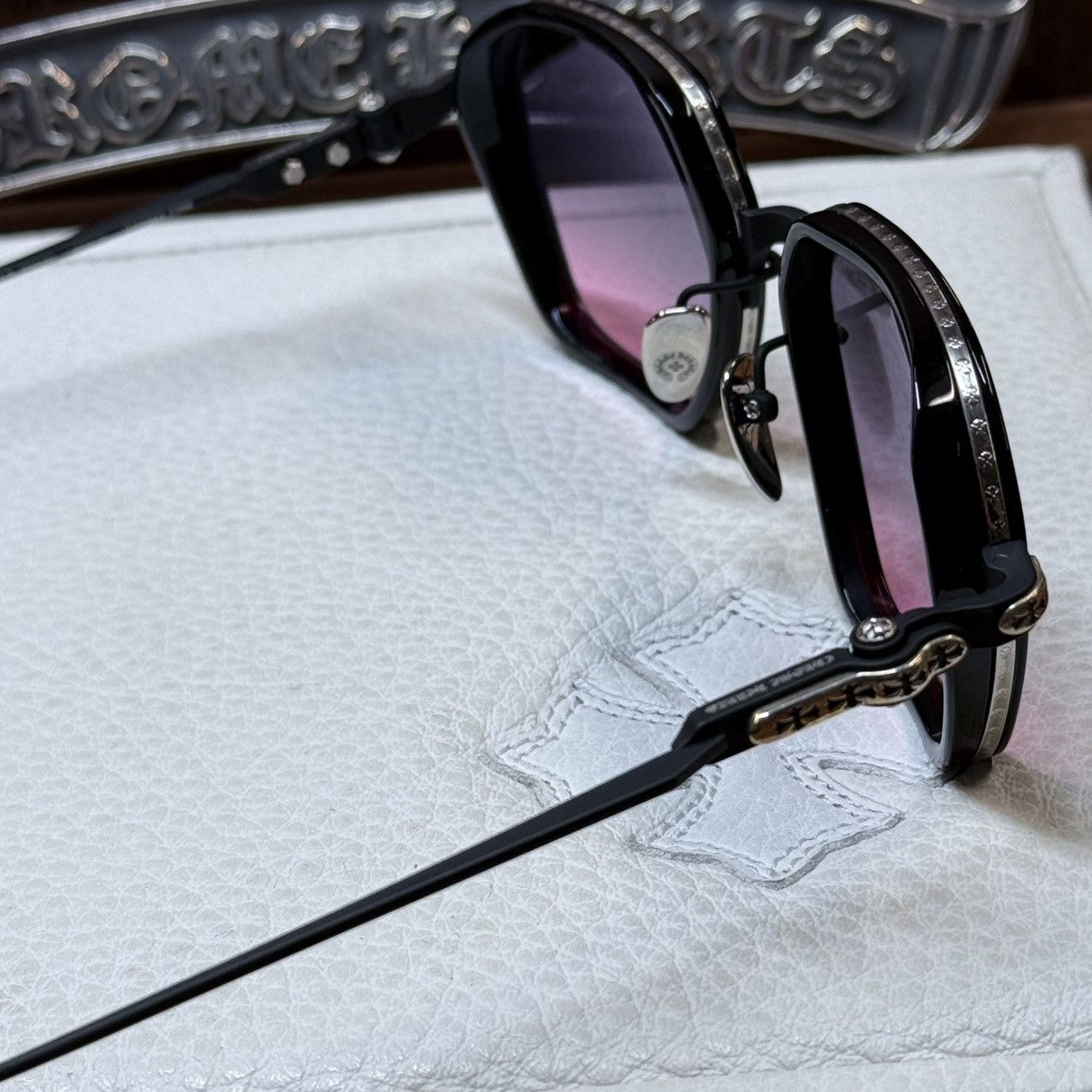 Chrome Hearts Chrome Hearts DANGER Zone 1/1 ‘Eroticism’ Sunglasses Size ONE SIZE - 7 Thumbnail