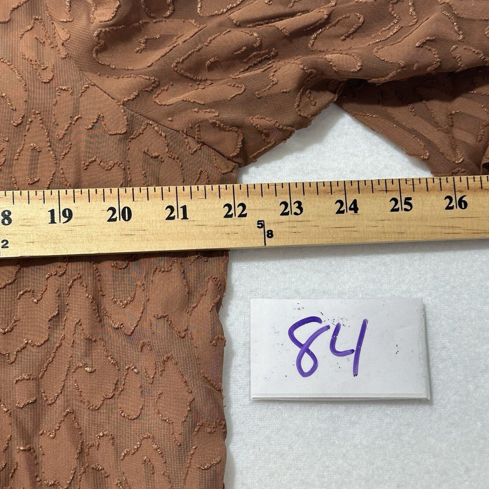 Chicos Chicos Large Brown Animal Print 3/4 Sleeve Sheer Blouse Size L / US 10 / IT 46 - 9 Thumbnail