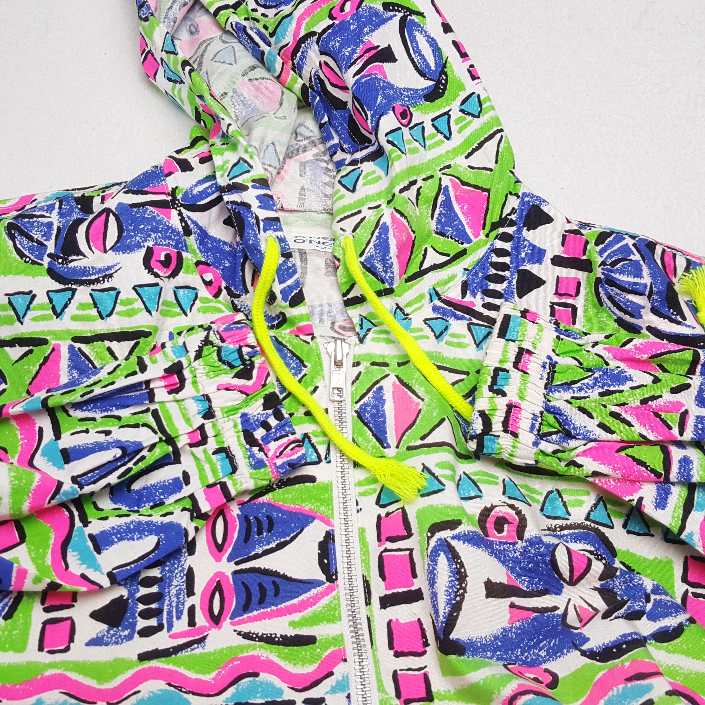 O'Neill × Vintage O'NEILL Nice Design Windbreaker Jacket Hoodies Size US M / EU 48-50 / 2 - 9 Thumbnail