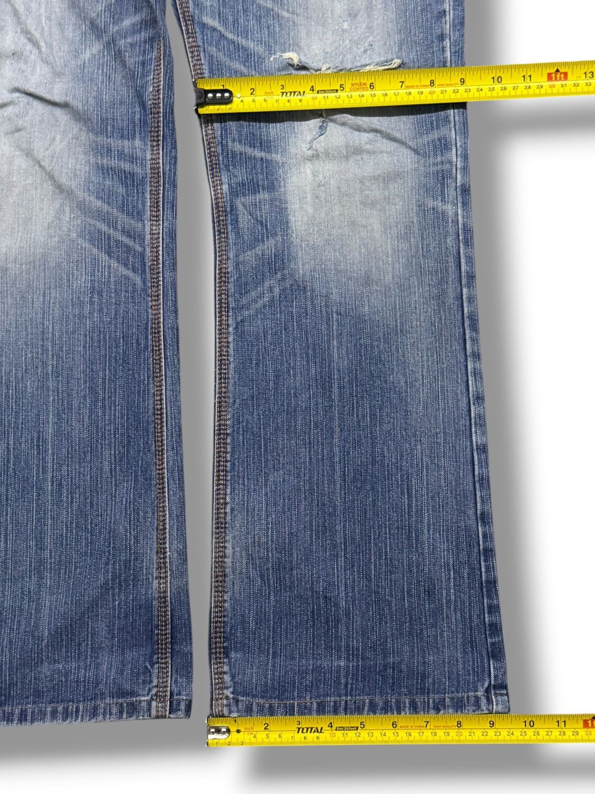 Edwin Vintage Edwin 411XVS Japan Denim Jeans | Y2K Bootcut | W34 Size US 34 / EU 50 - 13 Thumbnail