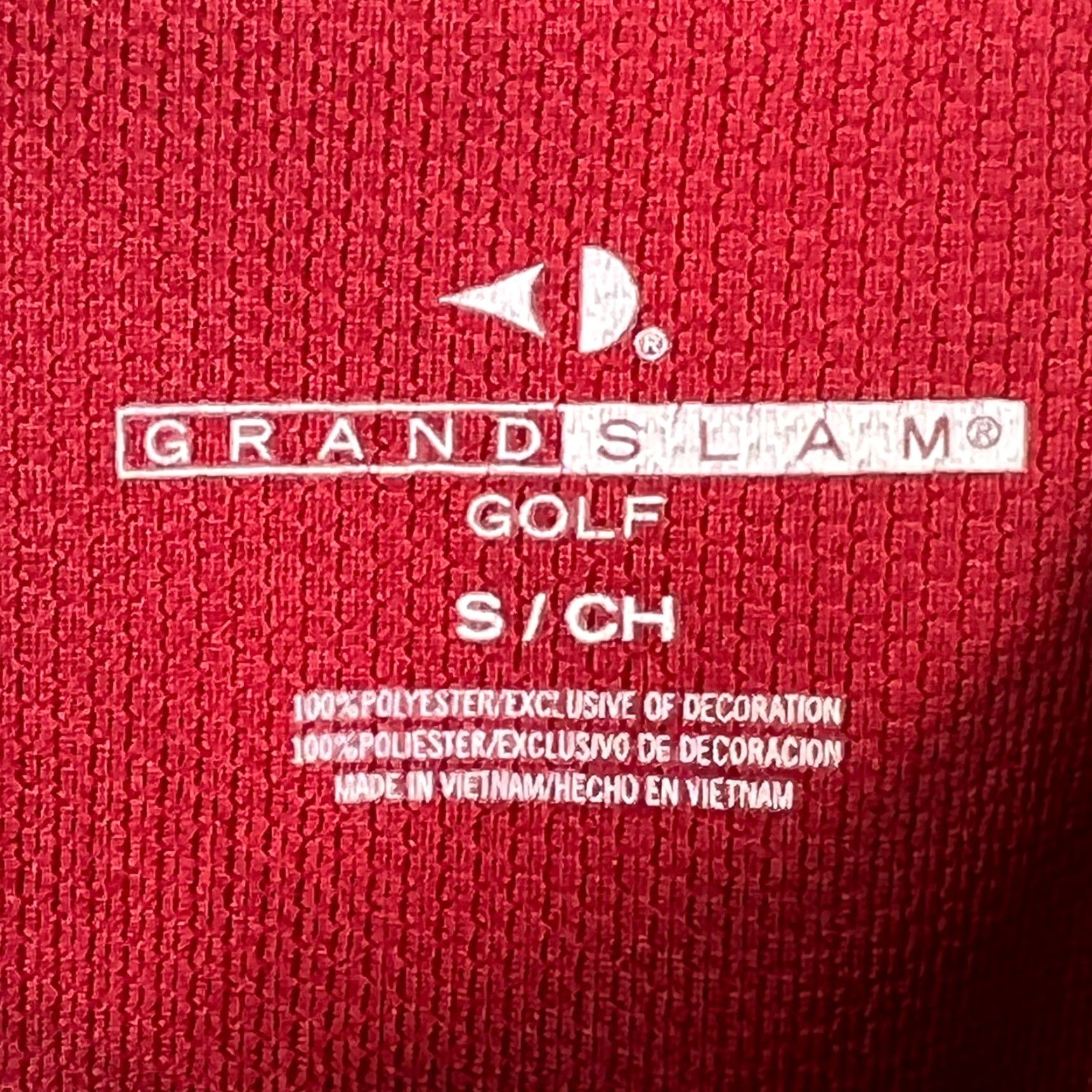Vintage Grand Slam Polo T Shirt Mens Short Sleeve Collared Red Polo Shirt Size S PGA Golf Casual Size US S / EU 44-46 / 1 - 5 Thumbnail