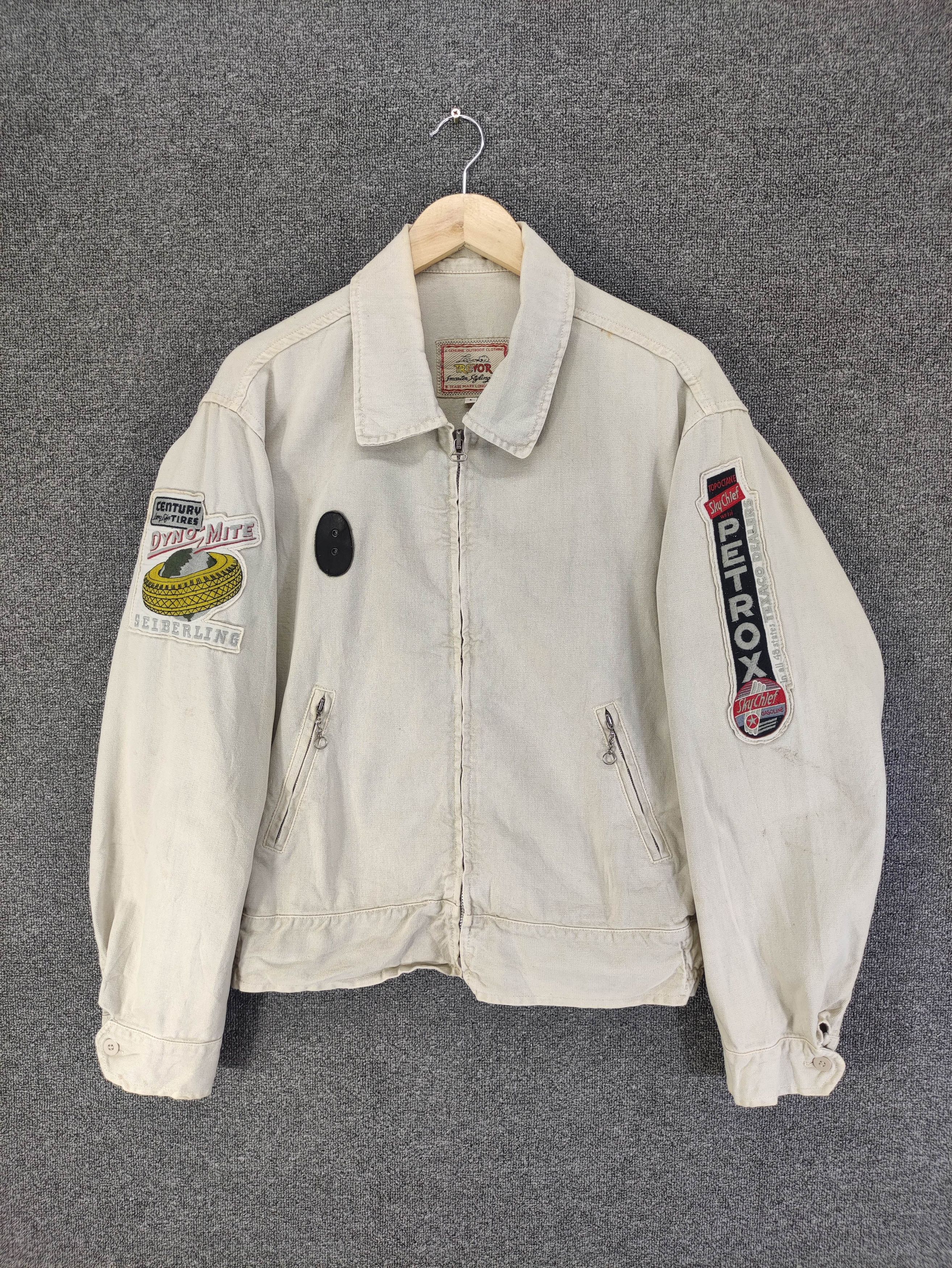 Vintage Vintage Trevor Patch Jacket Zipper Size US L / EU 52-54 / 3 - 1 Thumbnail