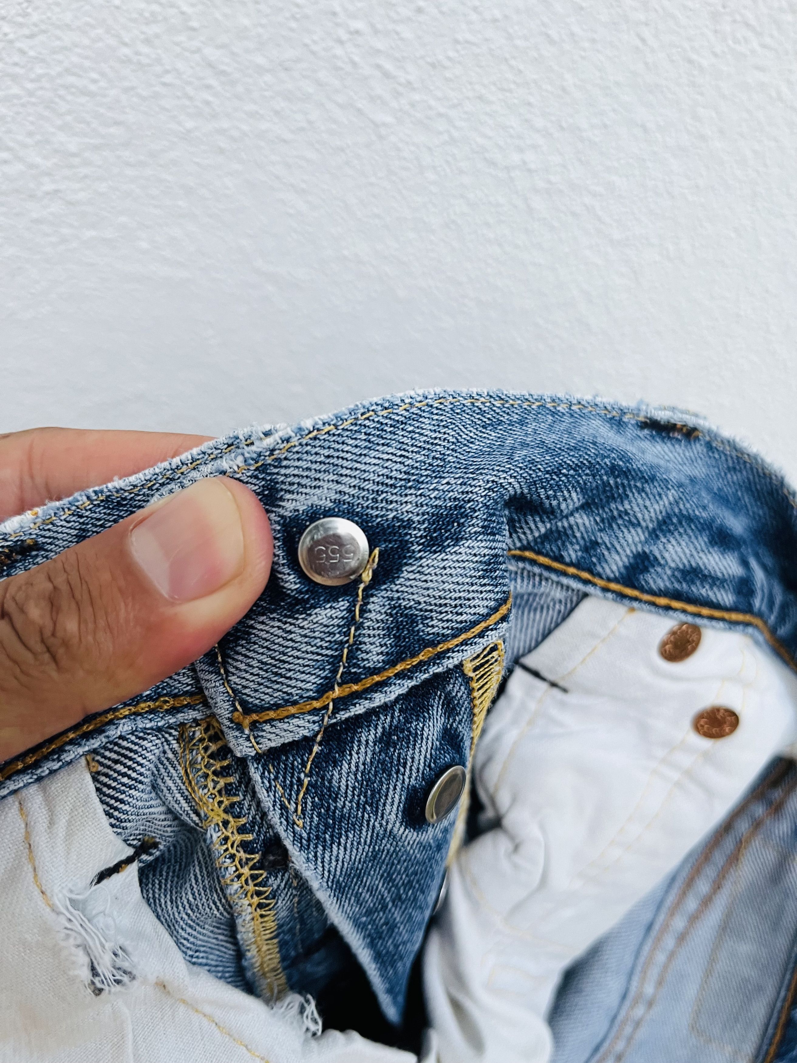 Levi's Vintage Clothing × Vintage Vintage 60s Levis Big E Distressed Fashion Style Size US 32 / EU 48 - 15 Thumbnail