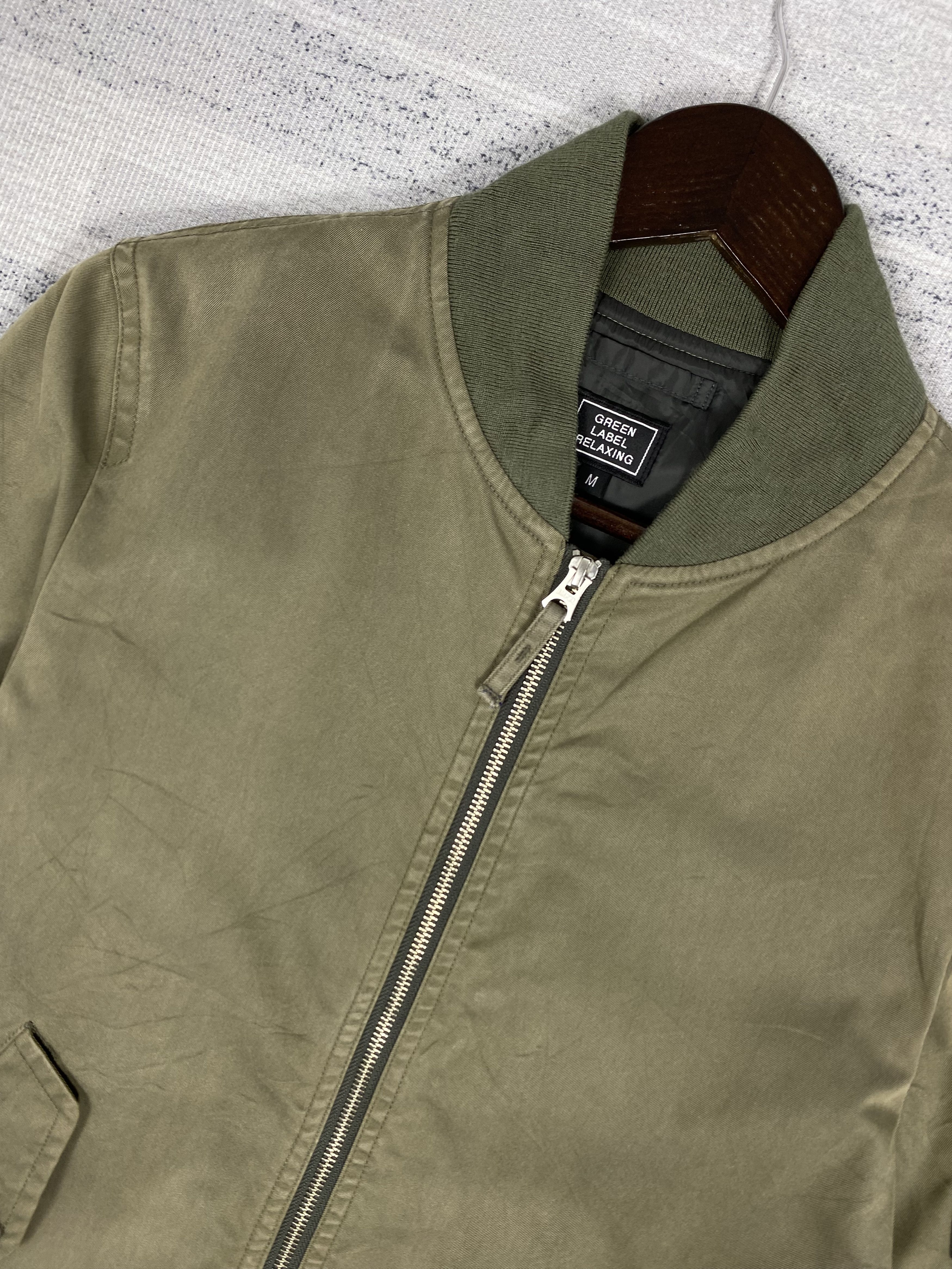 Japanese Brand × Vintage Vintage Green Label Relaxing Bombers Jacket Size US M / EU 48-50 / 2 - 2 Thumbnail