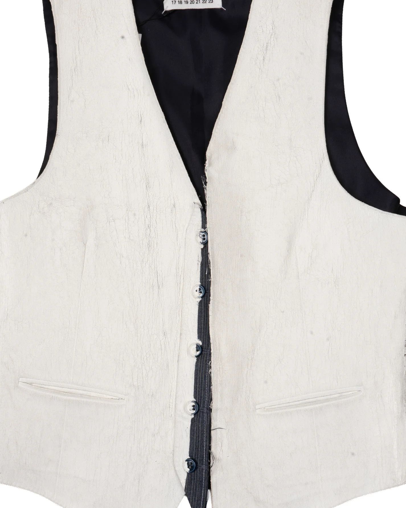Maison Margiela SS2004 Artisanal Painted Vest Size US M / EU 48-50 / 2 - 3 Thumbnail