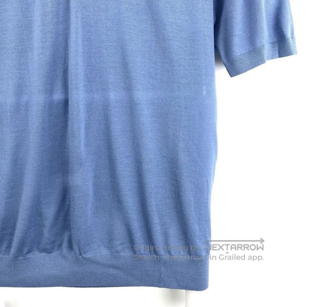 Prada Blue Short-Sleeve Polo Shirt. Size US L / EU 52-54 / 3 - 5 Thumbnail
