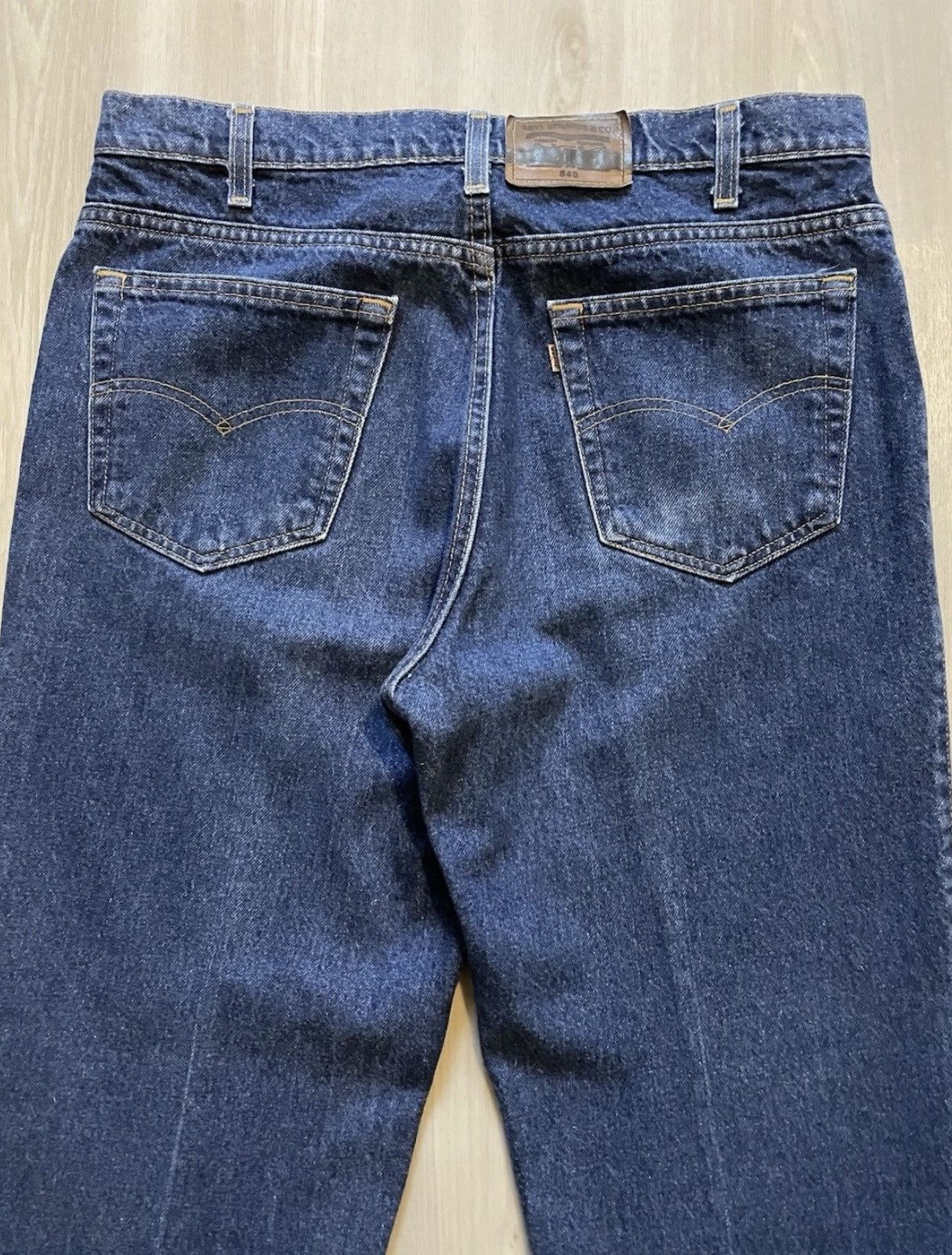 Levi's Vintage 90s Levis 540 Brown Tab Made In USA 36x30 *35x30 Size US 35 - 1 Thumbnail