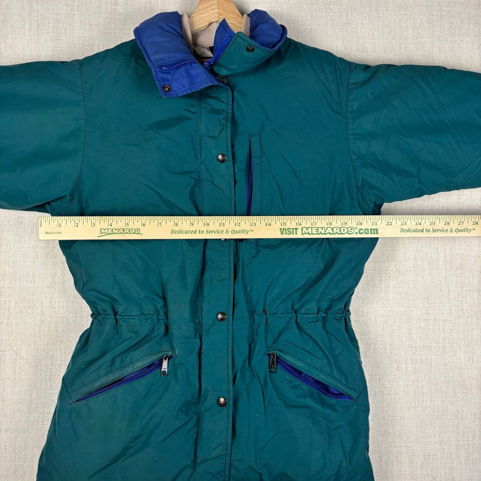 L.L. Bean VTG LL Bean Penobscot Parka Wmns Goose Down Teal Med Jacket Size M / US 6-8 / IT 42-44 - 7 Thumbnail