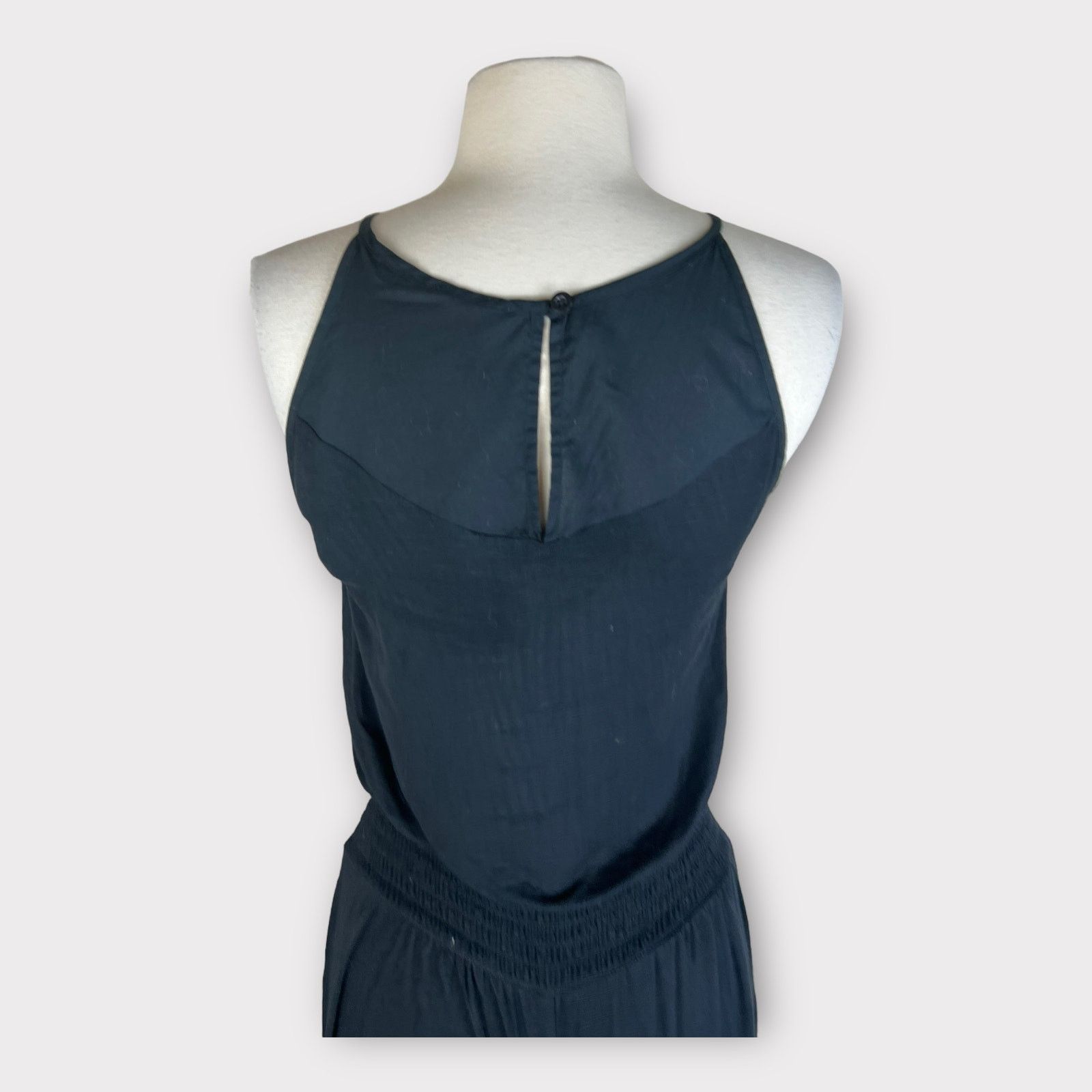 Nordstrom Chelsea and Violet | Boho Indie Wide Leg Jumpsuit | Black Size 26" / US 2 / IT 38 - 6 Thumbnail