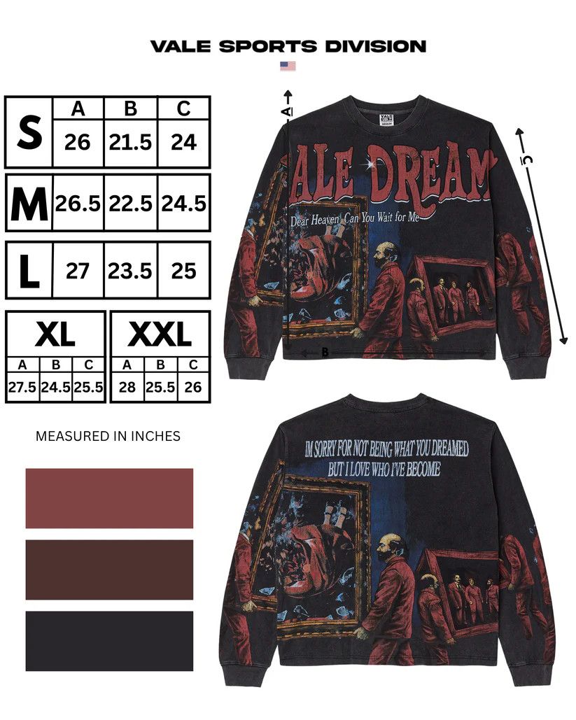 Vale Vale Forever Dear Heavens Longsleeve Tee Size XXL Size US XXL / EU 58 / 5 - 3 Thumbnail