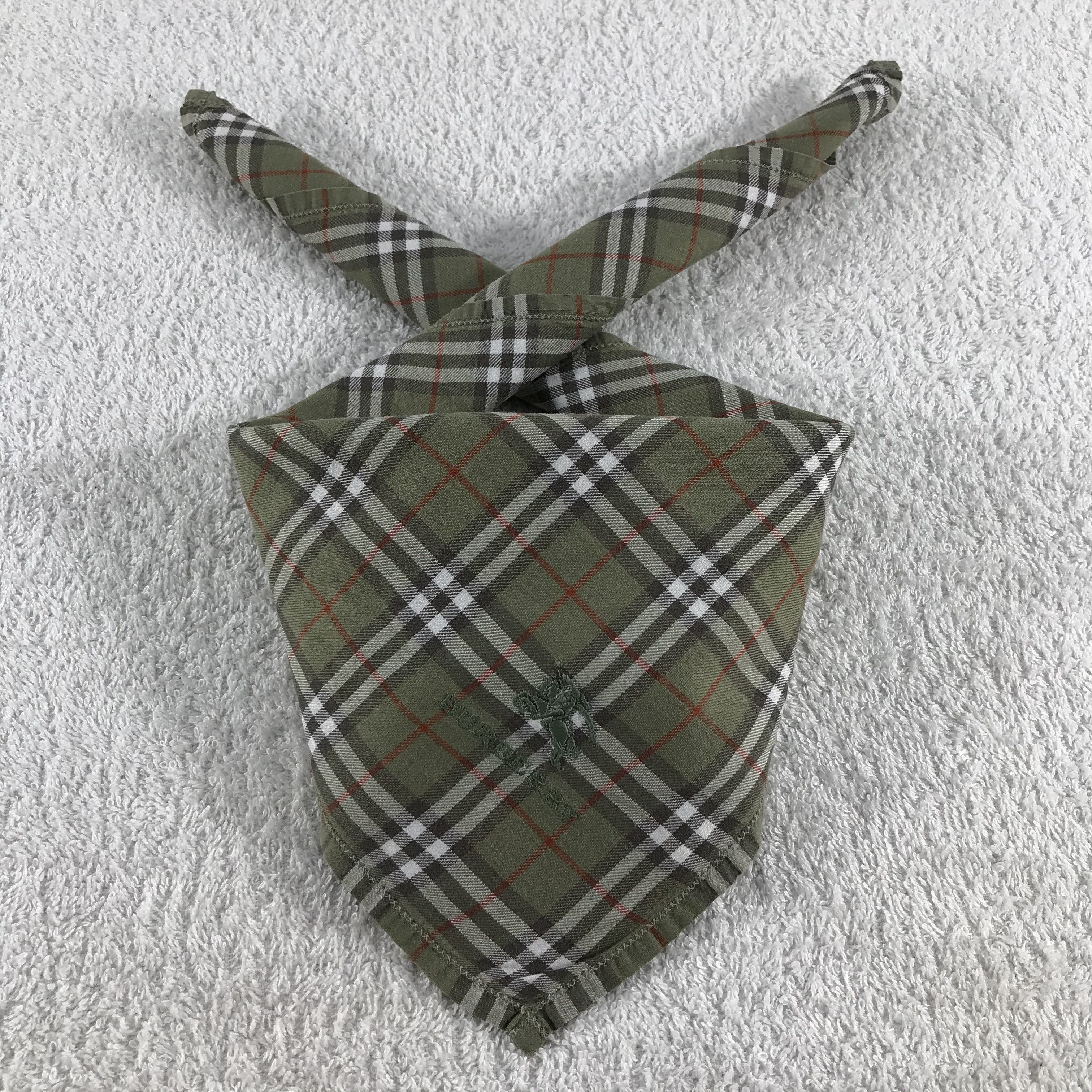 Burberry × Vintage Burberry Bandana / Handkerchief / Neckerchief - S210 Size ONE SIZE - 3 Thumbnail