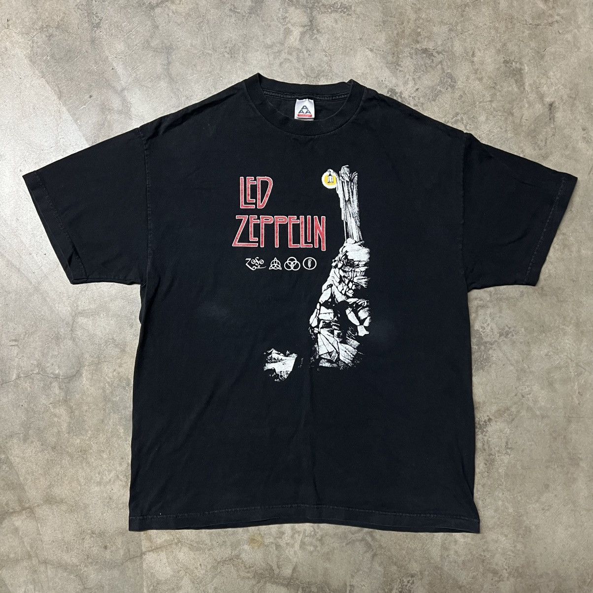 Band Tees × Vintage Vintage 2000’s Led Zeppelin Band T-Shirt Size US XL / EU 56 / 4 - 3 Thumbnail
