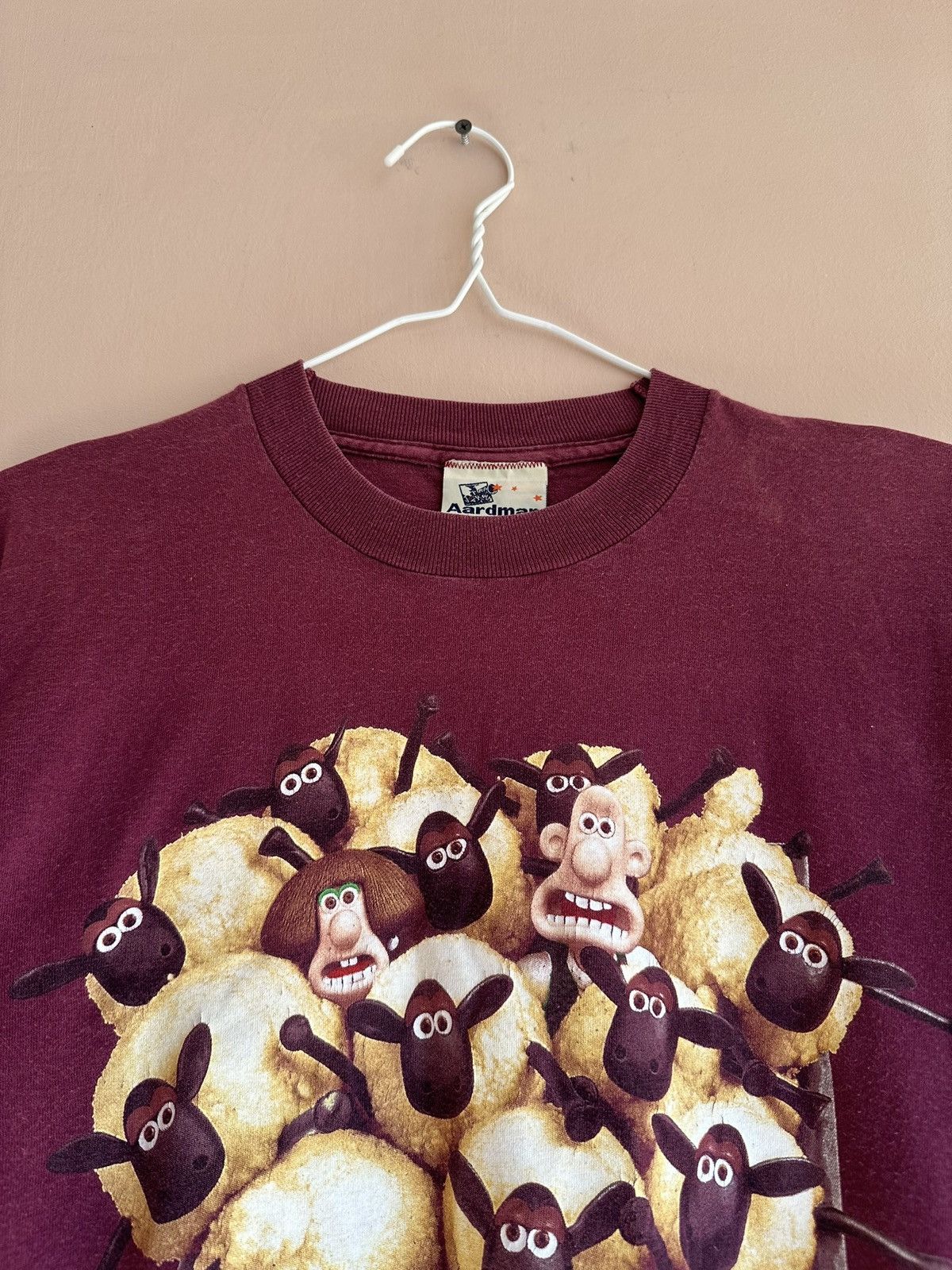 Cartoon Network × Vintage Vintage 1989 Wallace And Gromit Aardman Cartoon Network Tee Size US L / EU 52-54 / 3 - 4 Thumbnail