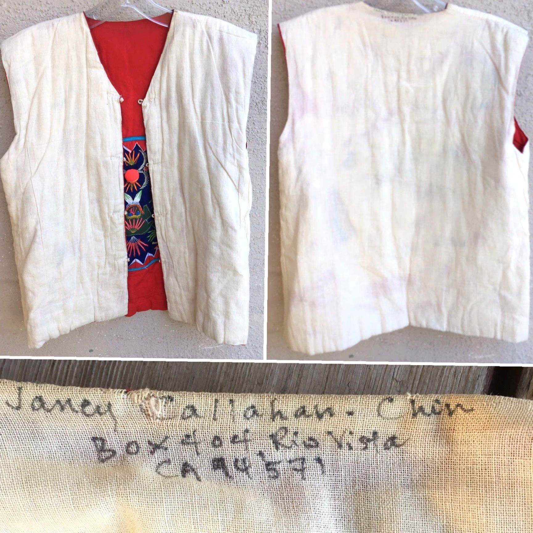 Vintage VINTAGE Embroidered Asian Vest Dragon Frog Chinese M/L Red Vest Size M / US 6-8 / IT 42-44 - 7 Thumbnail