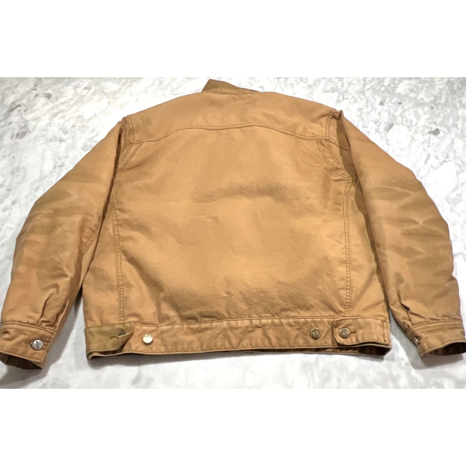Vintage Bass Creek Outfitters Workwear Brown Jacket Size L Men - Work Jacket Sherpa Lined Cotton Canvas Military Winter Tan Size US L / EU 52-54 / 3 - 5 Thumbnail