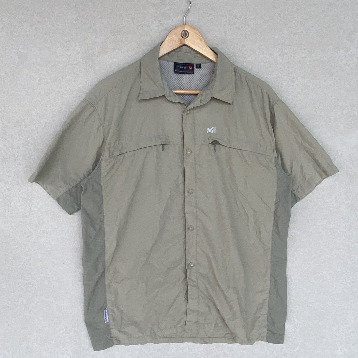 Other Vintage Millet Mountain Equipment Button Up Khaki And Grey Size US M / EU 48-50 / 2 - 1 Thumbnail