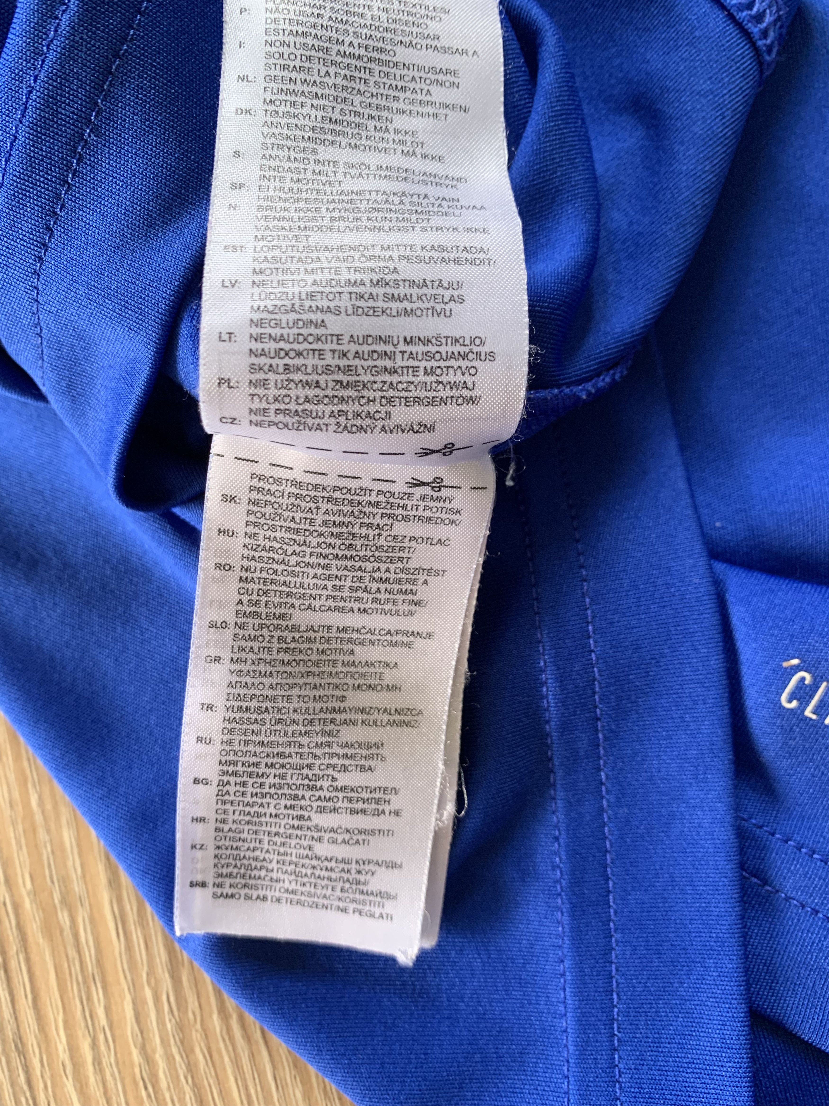Adidas Adidas ClimaLite Blue Sport Training T-Shirt Size US M / EU 48-50 / 2 - 8 Thumbnail