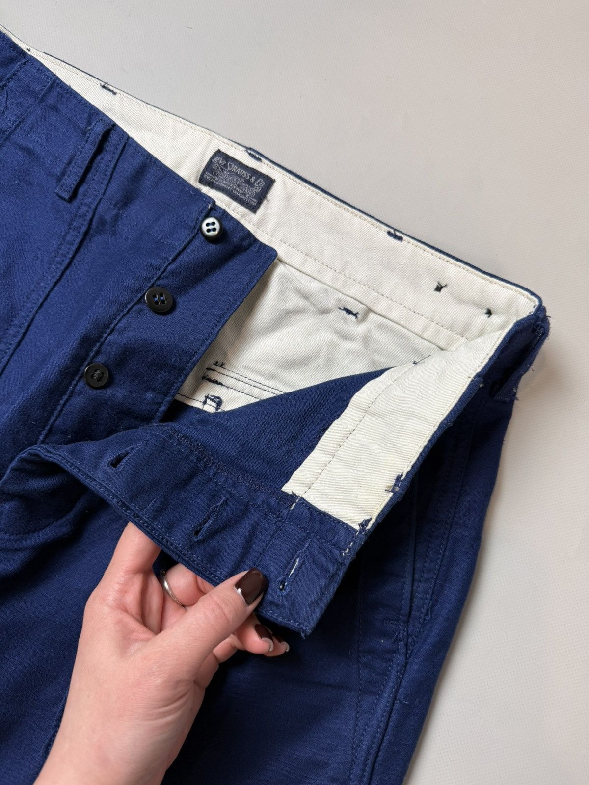 Levi's Levi’s Men’s Surplus Fatigue Workwear Cotton Pants Trousers Size US 32 / EU 48 - 13 Thumbnail