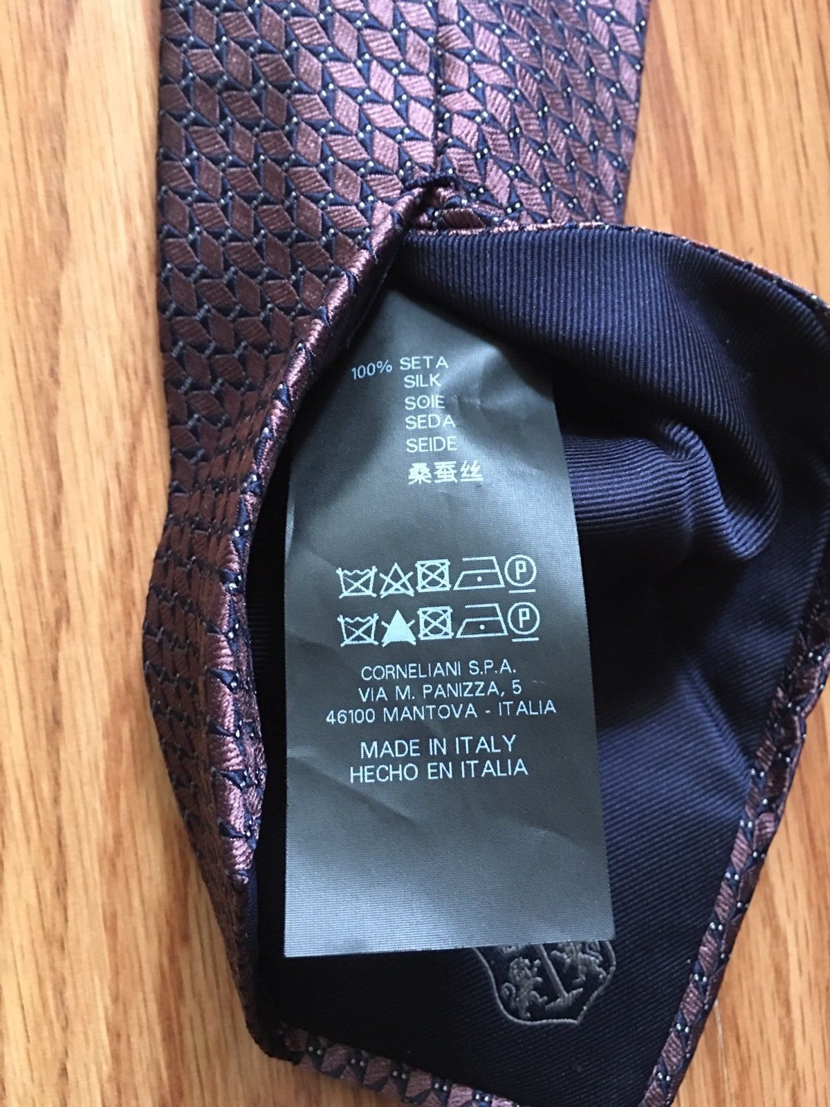 Corneliani Corneliani Purple Elegant Silk Mens Neck Tie Size ONE SIZE - 7 Thumbnail