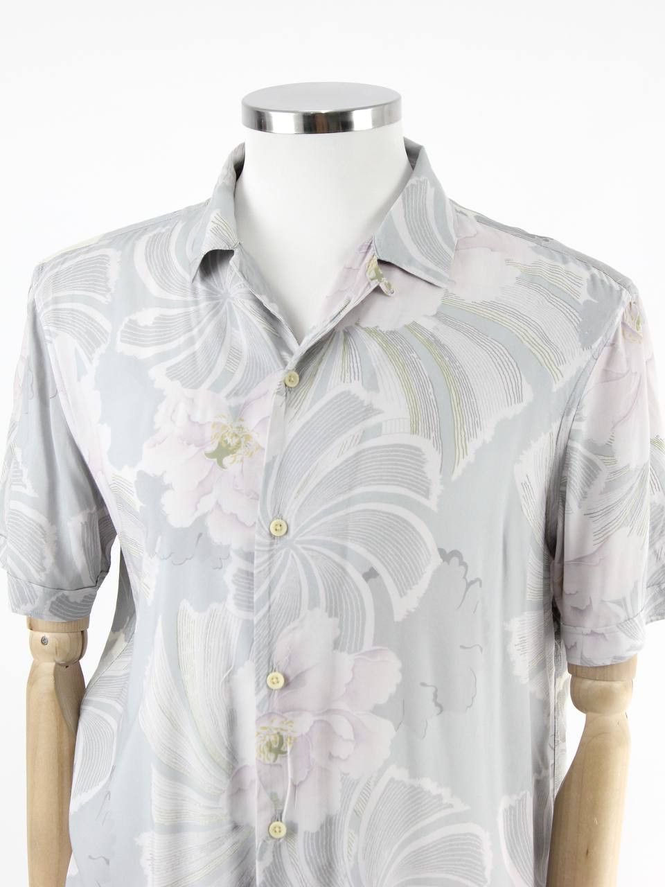 Allsaints ALLSAINTS Short-sleeved viscose print shirt Size US L / EU 52-54 / 3 - 4 Thumbnail