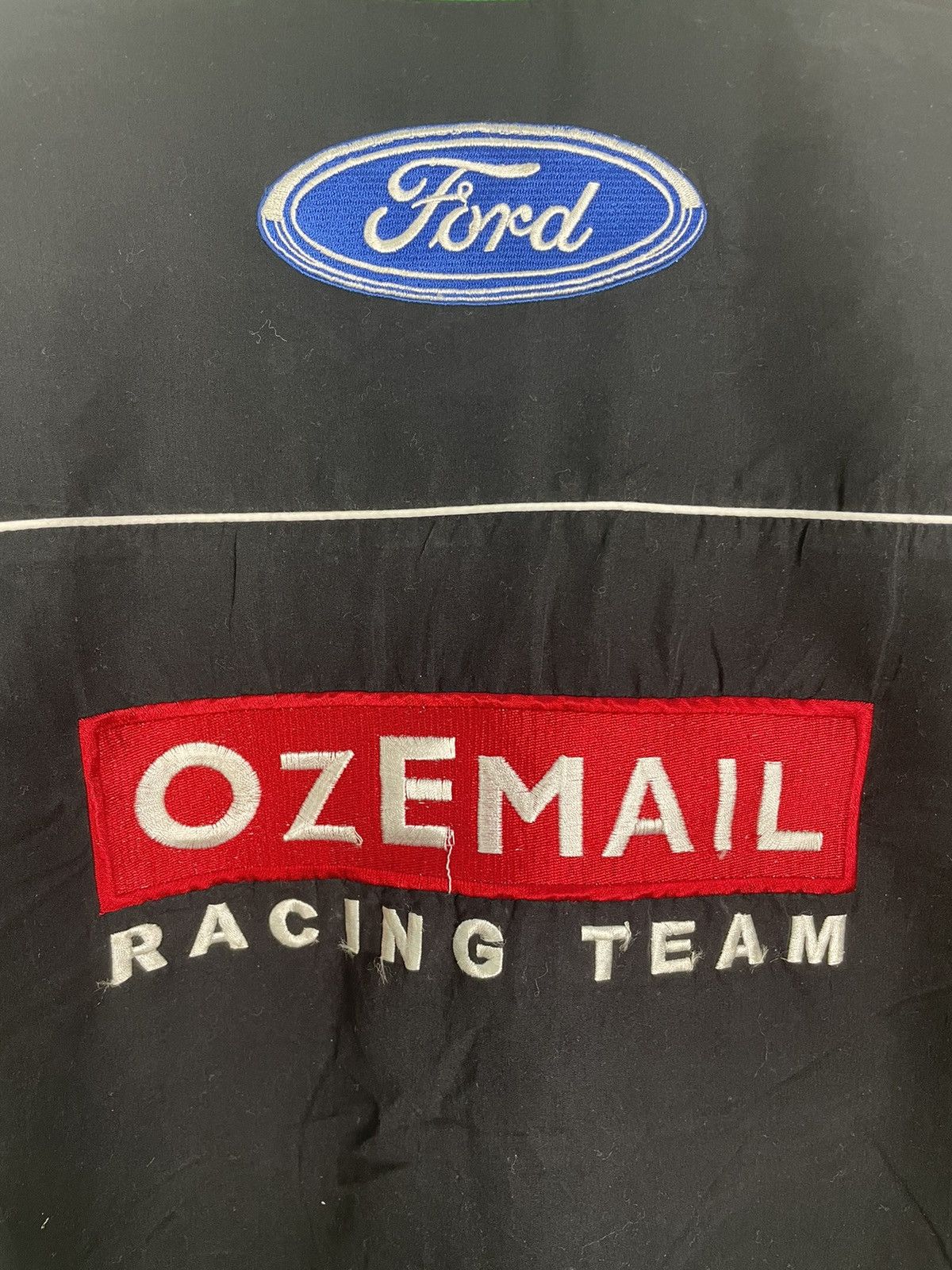 Ford × Vintage Vintage OzEmail Racing Team Ford | 4XL Shirt Embroidered Size US XXL / EU 58 / 5 - 10 Thumbnail