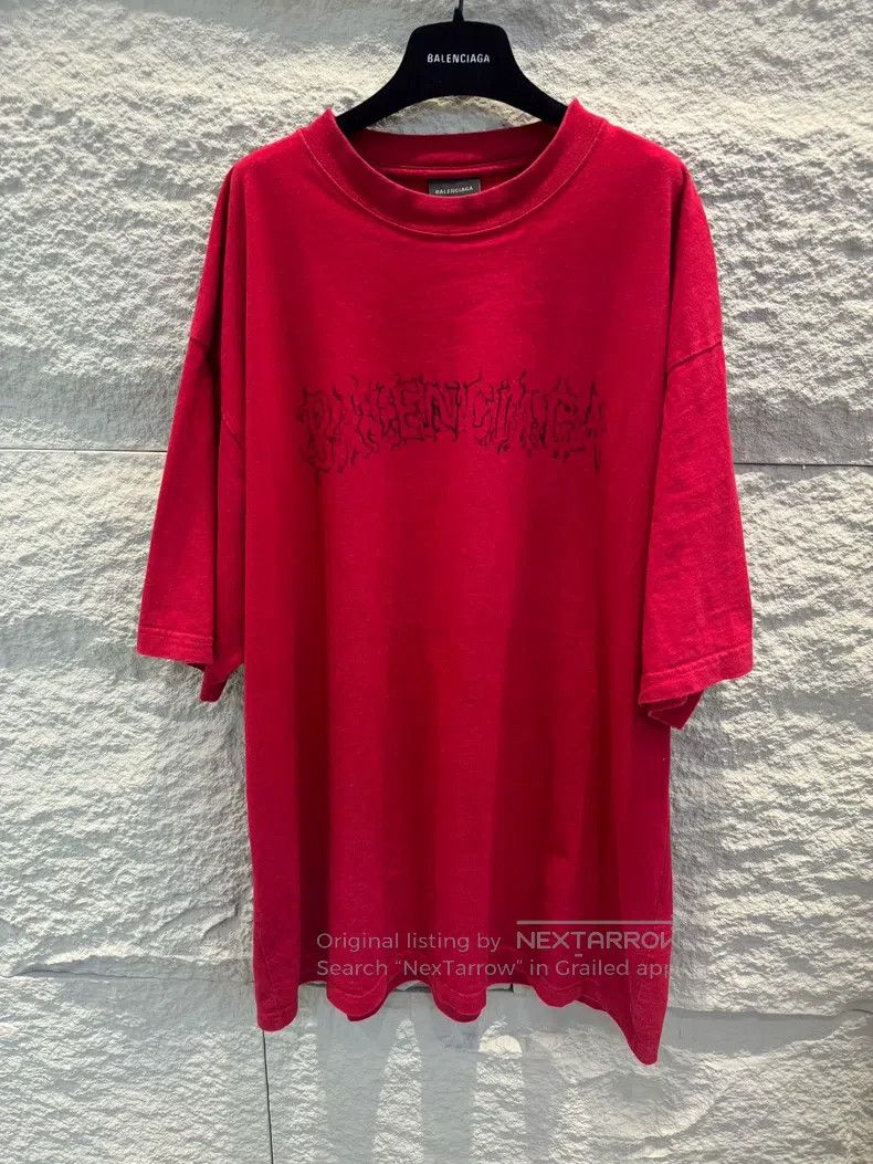 Balenciaga Balenciaga Dragon Year Limited Short Sleeve T-Shirt - Size Size US L / EU 52-54 / 3 - 1 Thumbnail