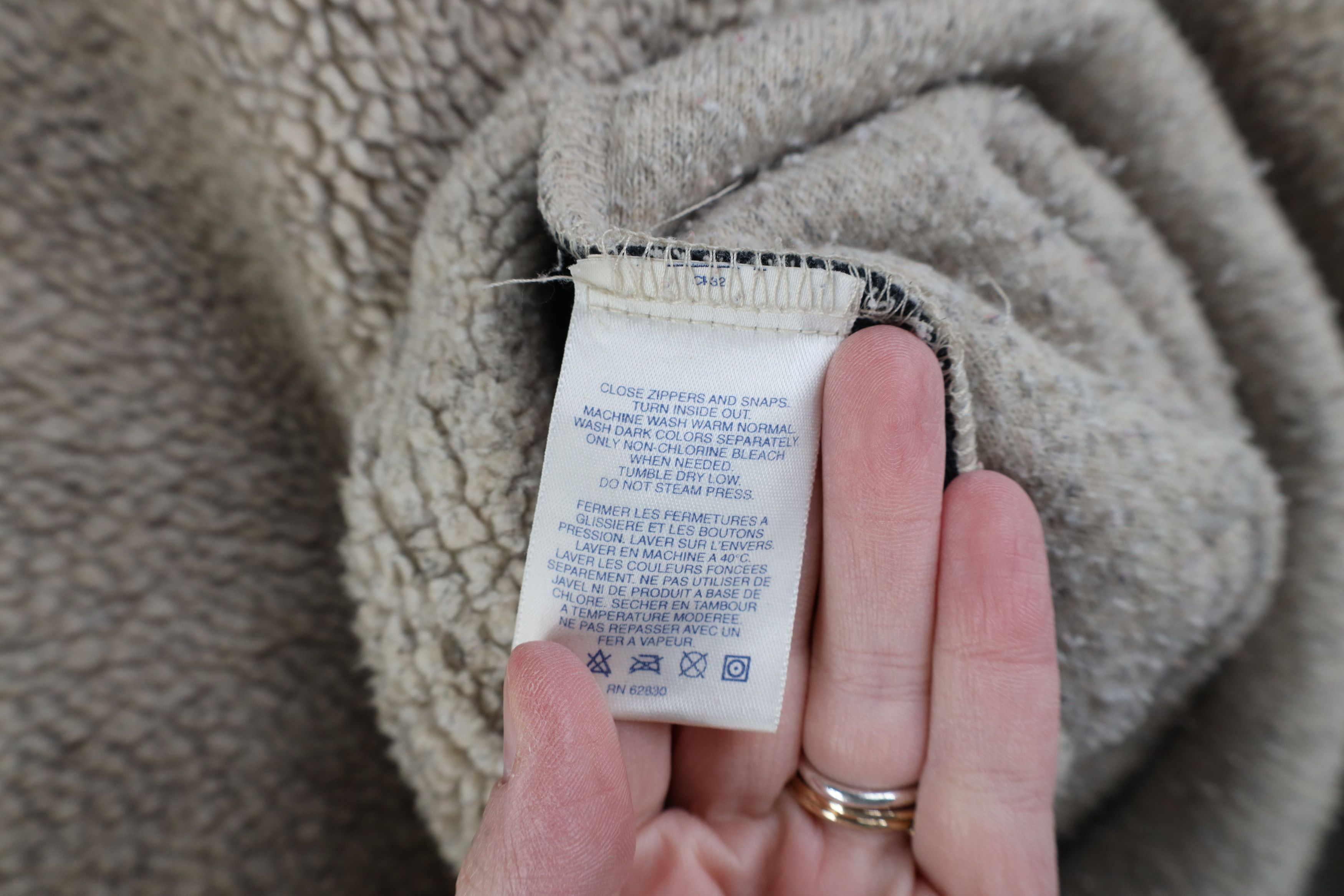 Lands' End Vintage 90s Lands End Half Zip Sweater Oatmeal Brown USA Size M / US 6-8 / IT 42-44 - 11 Thumbnail