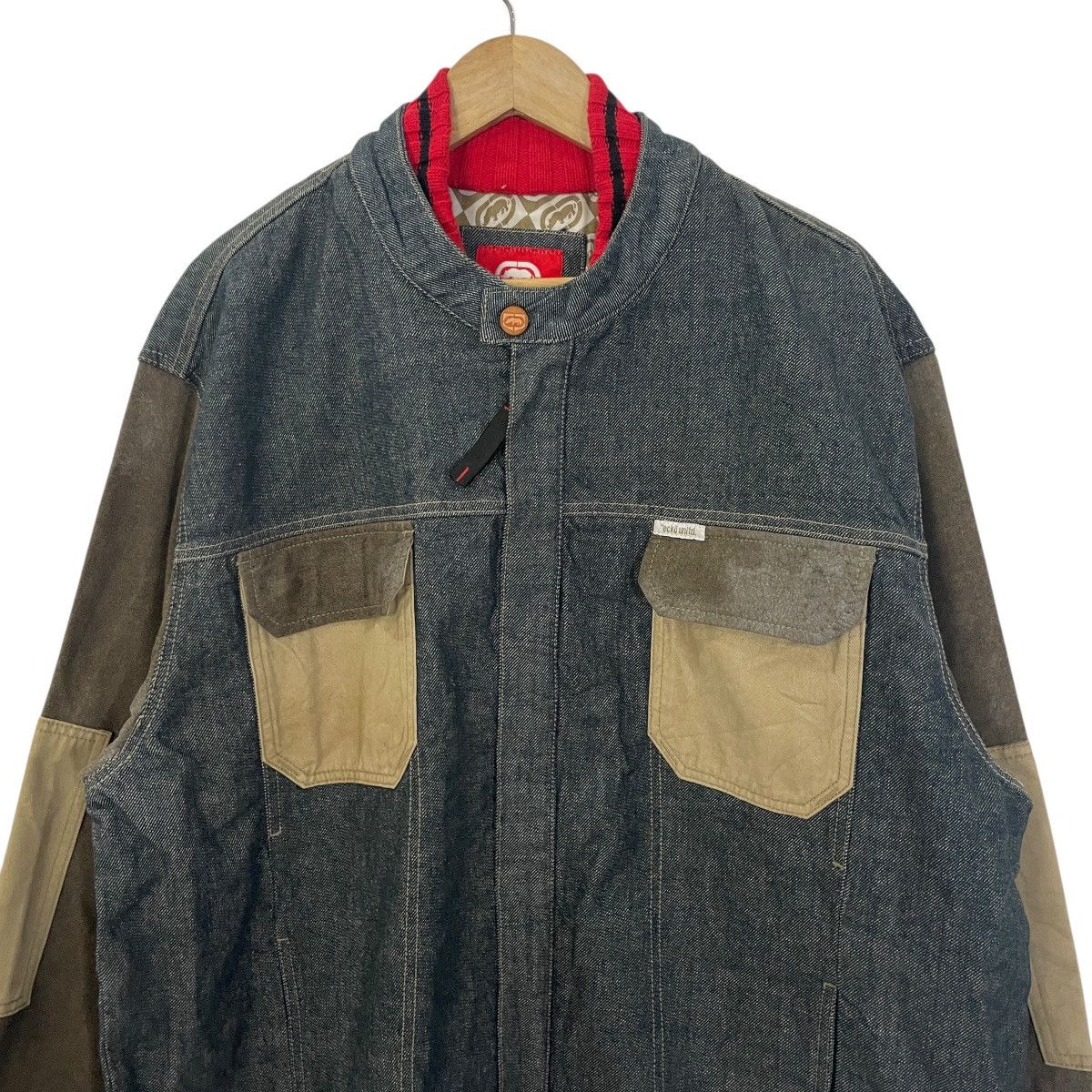 Ecko Unltd. Vintage Ecko Untld Western Denim Jacket Size US XXL / EU 58 / 5 - 3 Thumbnail