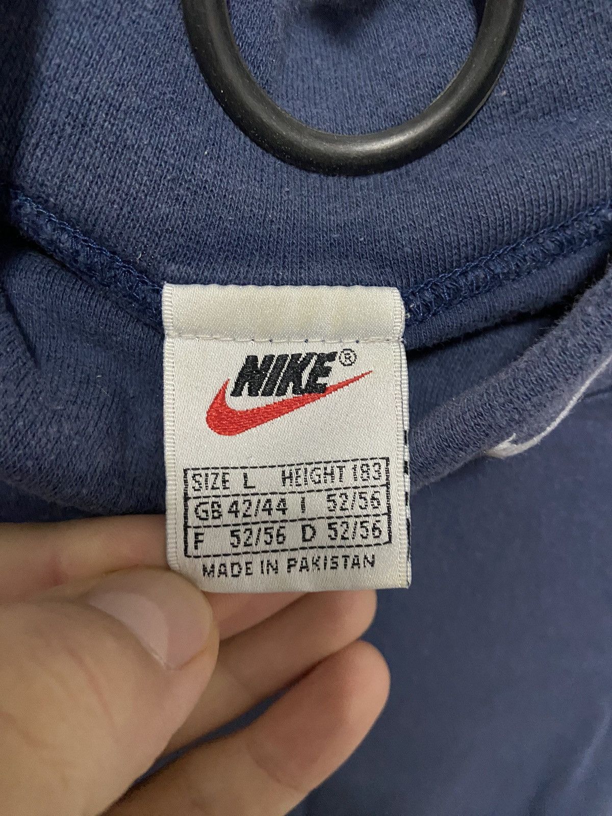 Nike × Vintage Nike Sweatshirt turtle neck small swoosh Logo Vintage 90s Size US L / EU 52-54 / 3 - 5 Thumbnail