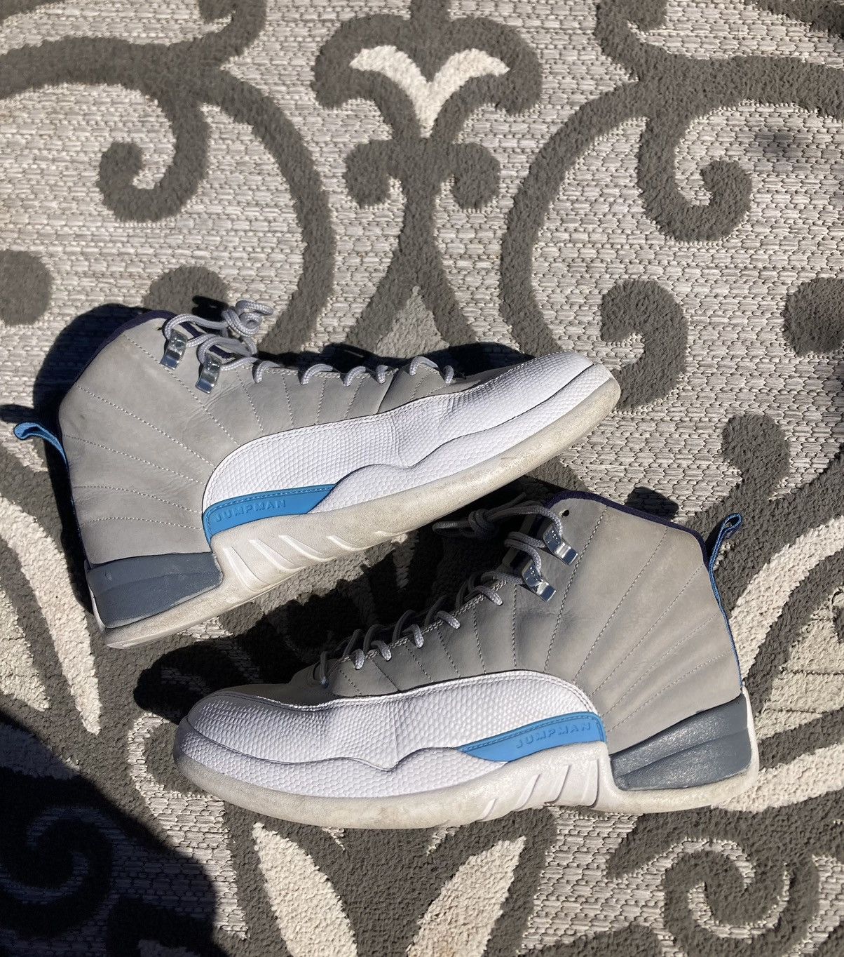 jordan 12 blue size 7
