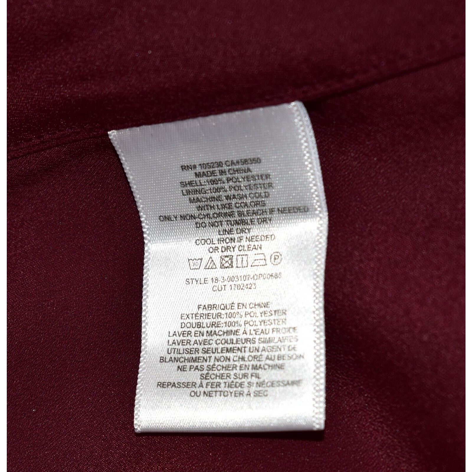 Joie NWT JOIE Maired Garnet Color Wrap Wide Leg Jumpsuit 0 $348 Size 25" / US 0 / IT 36 - 5 Thumbnail