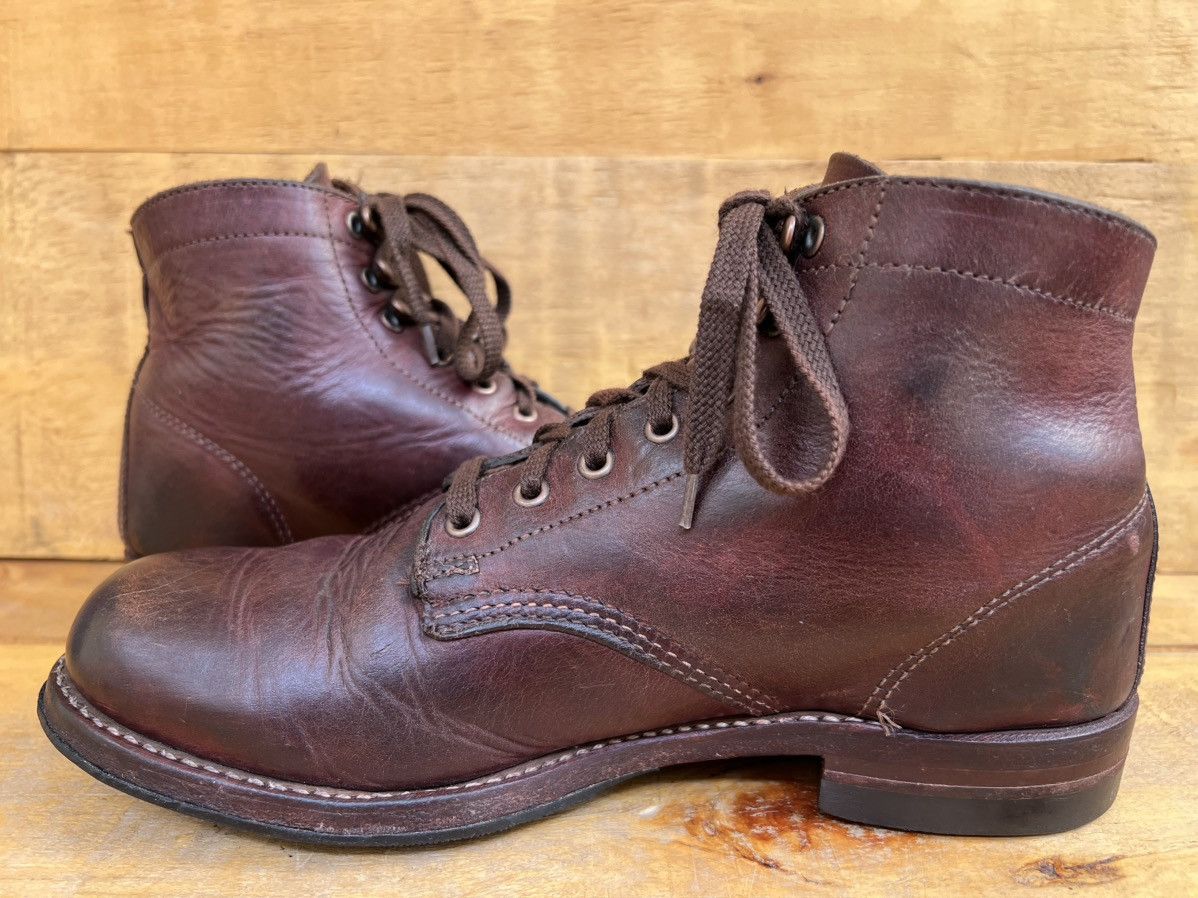 Wolverine Wolverine 1000 Mile Plain Toe Brown Leather Boots Size US 7 Size US 7 / EU 40 - 10 Thumbnail