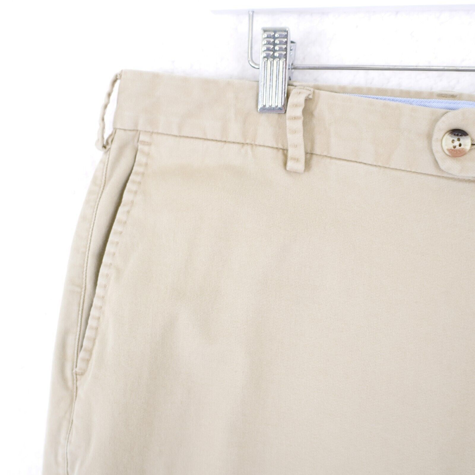 Peter Millar Peter Millar Tan Cotton Chino Pants 38/27 Mid Rise Flat Fron Size US 38 / EU 54 - 3 Thumbnail