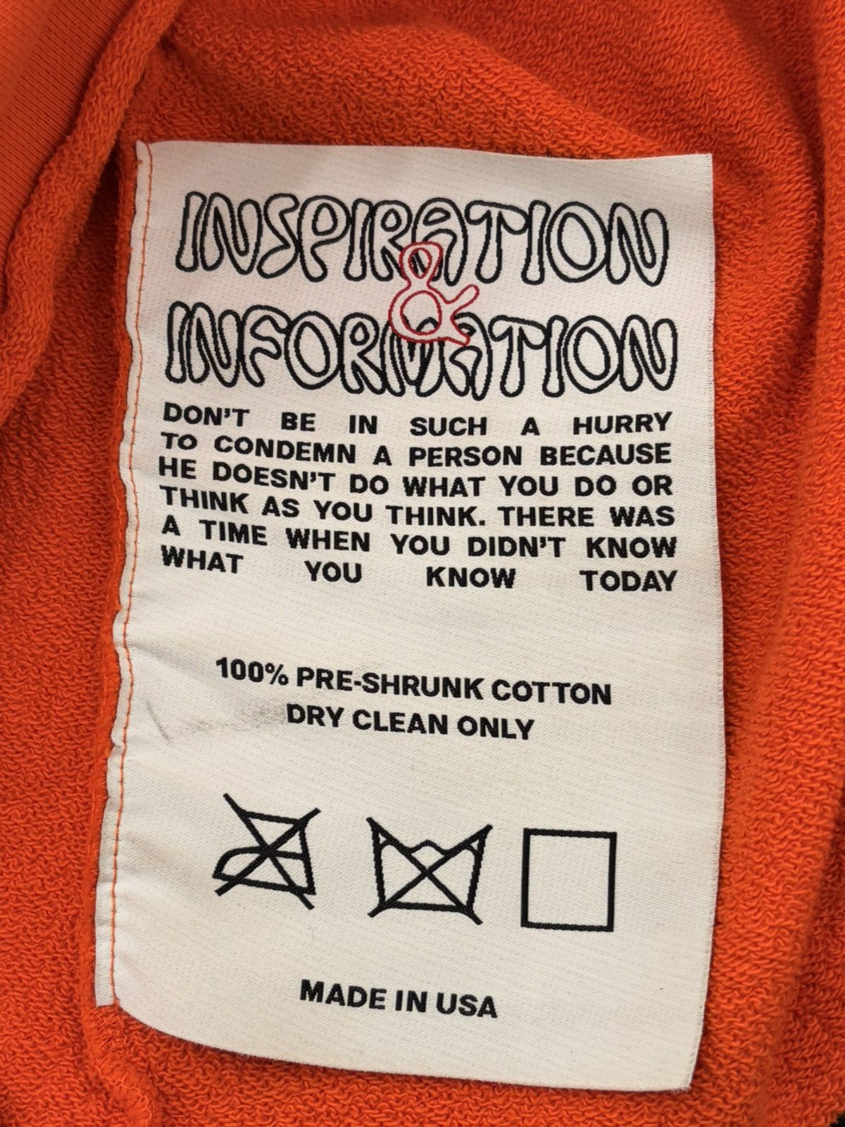 Barriers Barriers Bobby Orange Hoodie Size US L / EU 52-54 / 3 - 6 Thumbnail