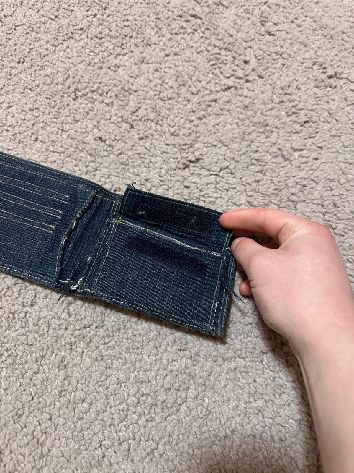 Levi's Levis Vintage RARE Red Tab Accessories Y2K Denim Wallet Size ONE SIZE - 4 Thumbnail